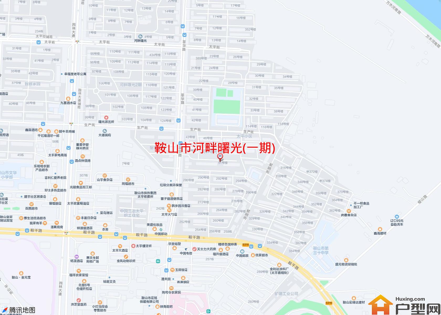 河畔曙光(一期)小区 - 户型网