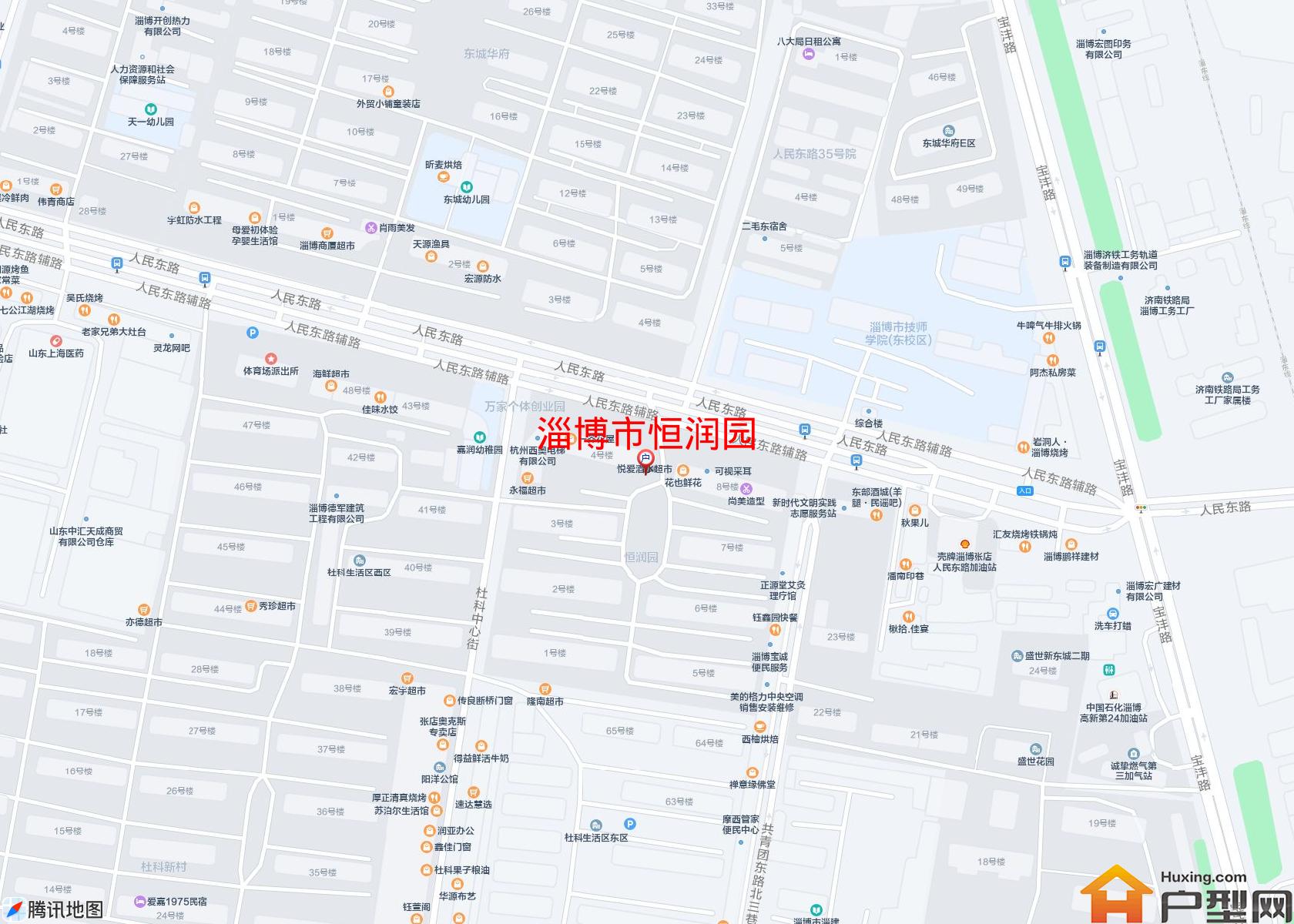恒润园小区 - 户型网