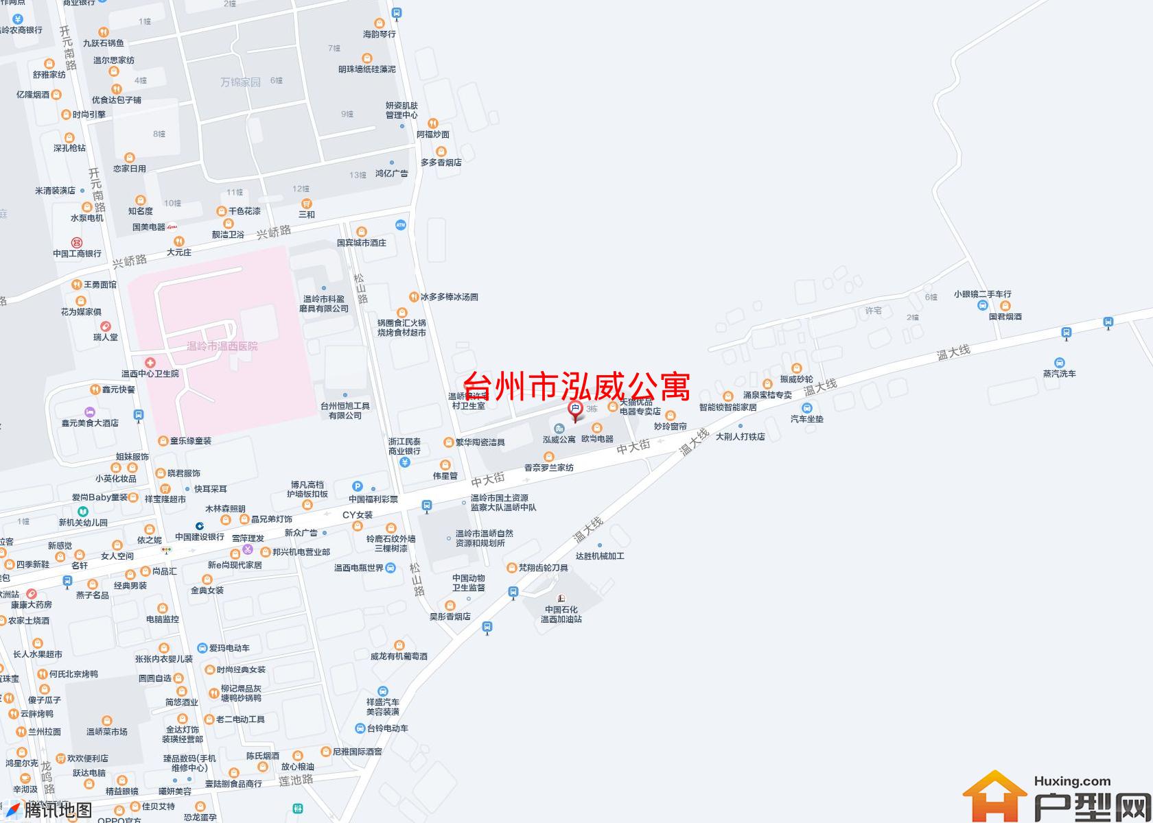 泓威公寓小区 - 户型网