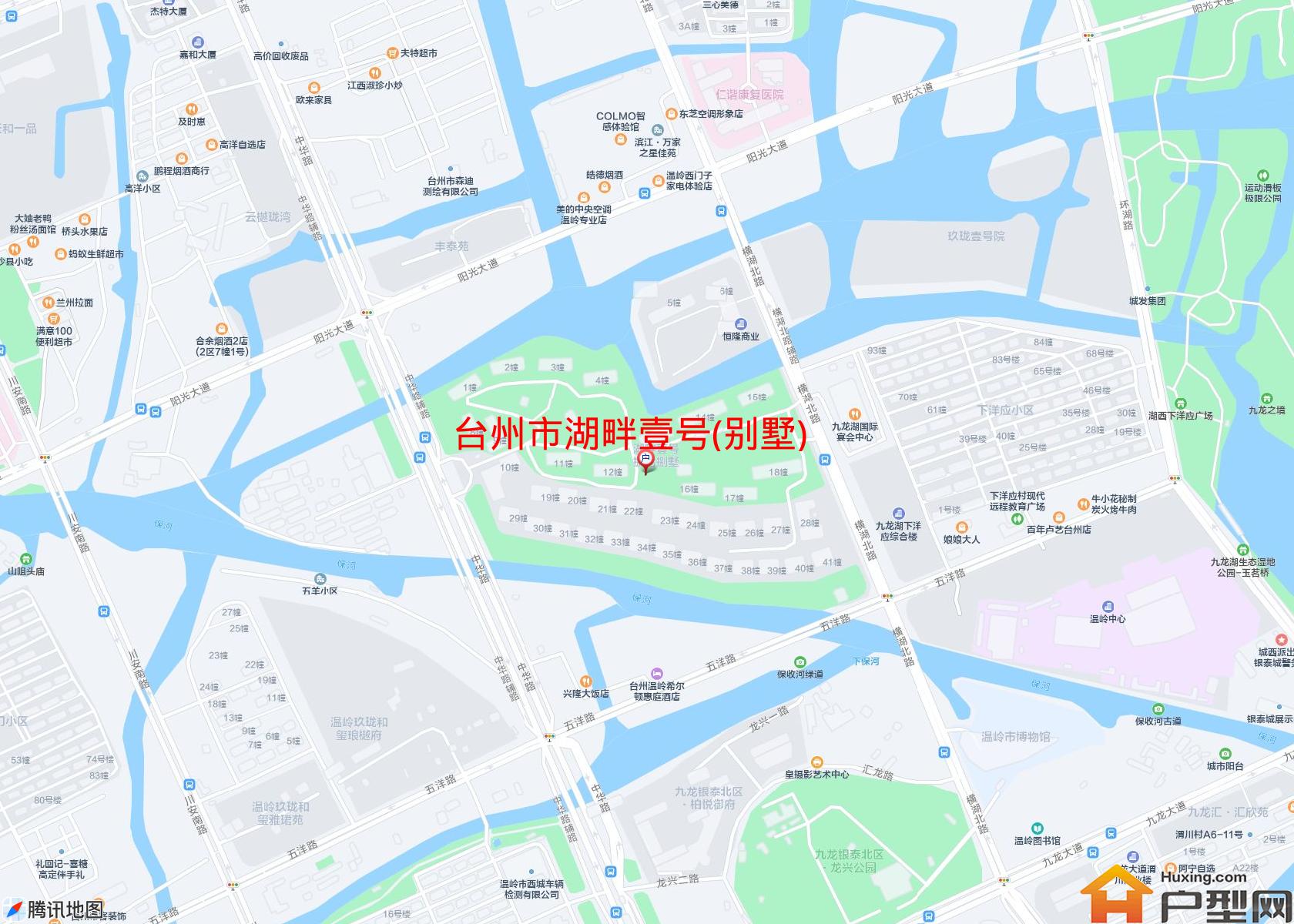 湖畔壹号(别墅)小区 - 户型网