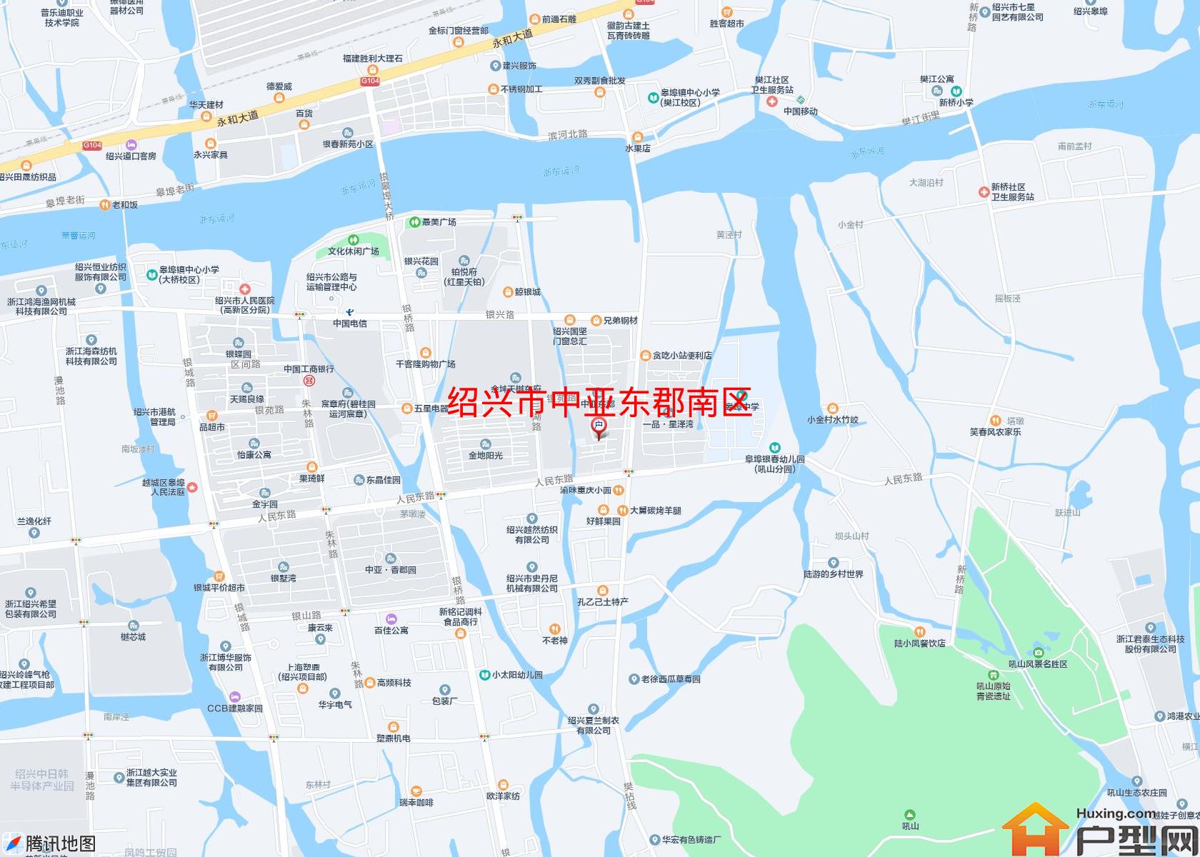 中亚东郡南区小区 - 户型网
