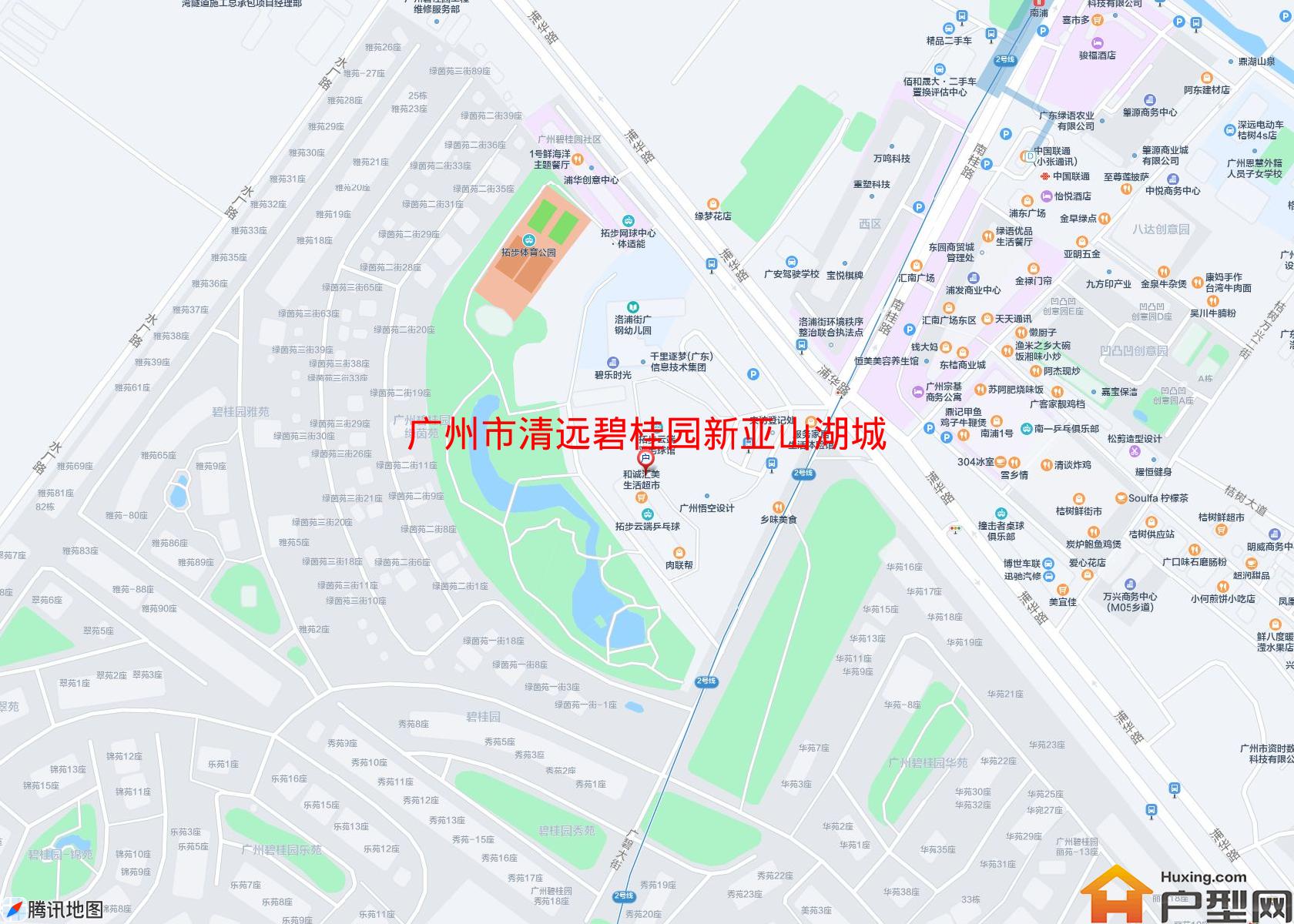 清远碧桂园新亚山湖城小区 - 户型网
