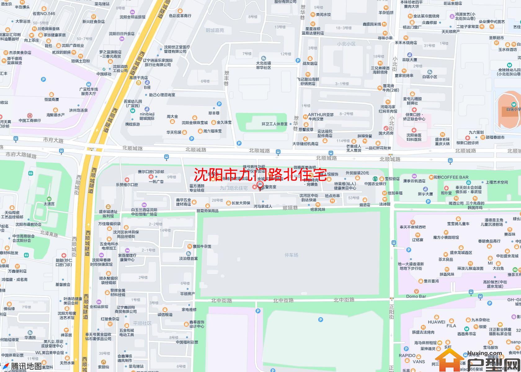 九门路北住宅小区 - 户型网