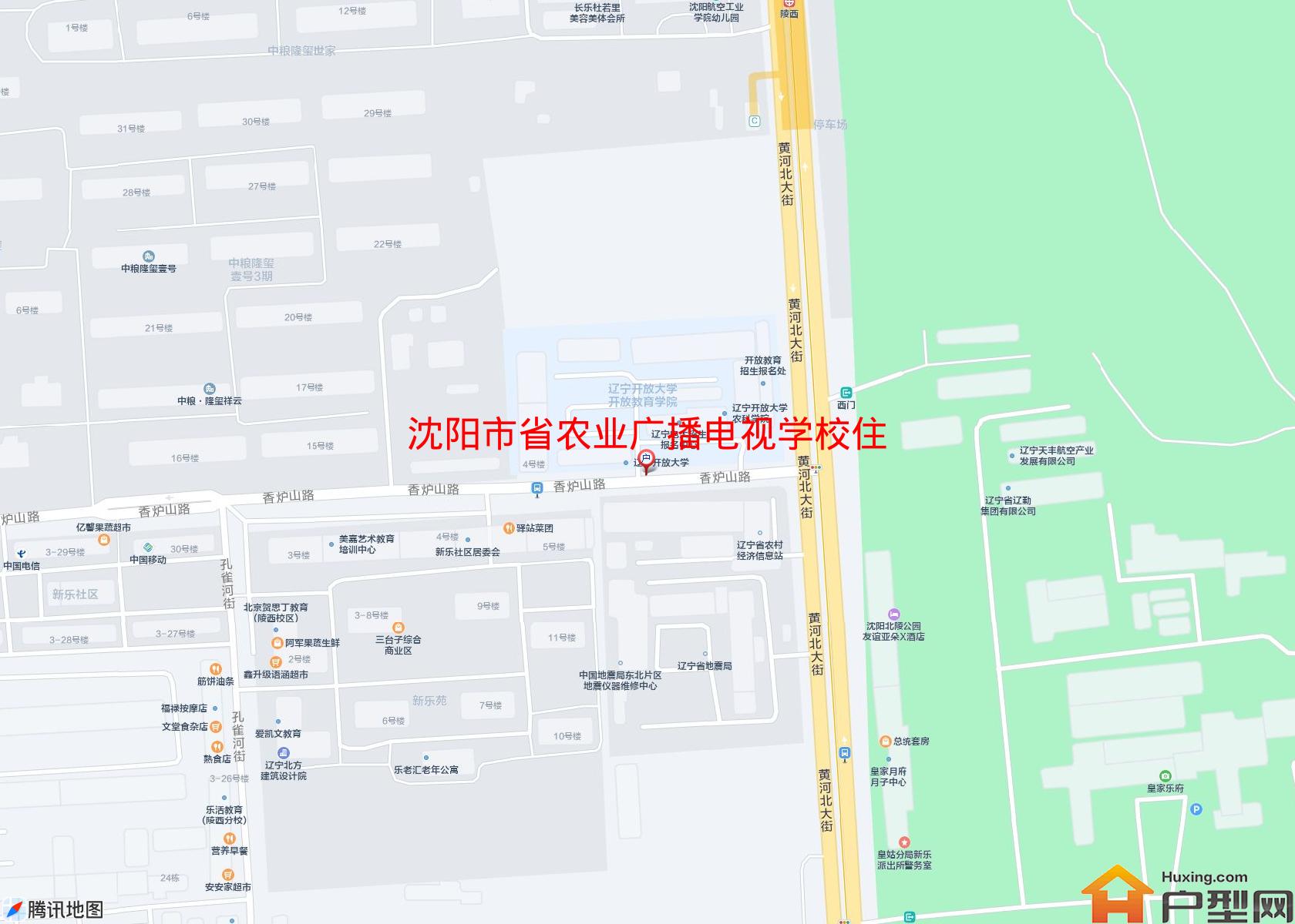 省农业广播电视学校住宅小区 - 户型网