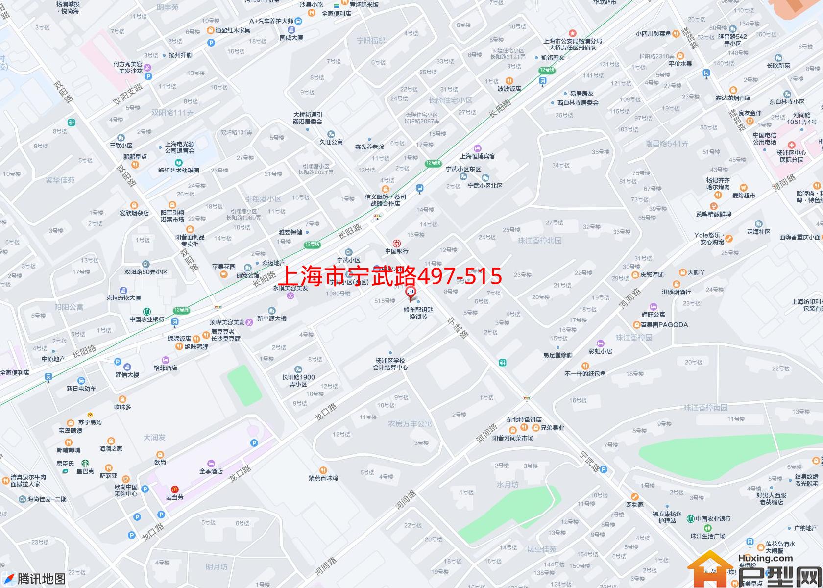 宁武路497-515号(单)小区小区 - 户型网