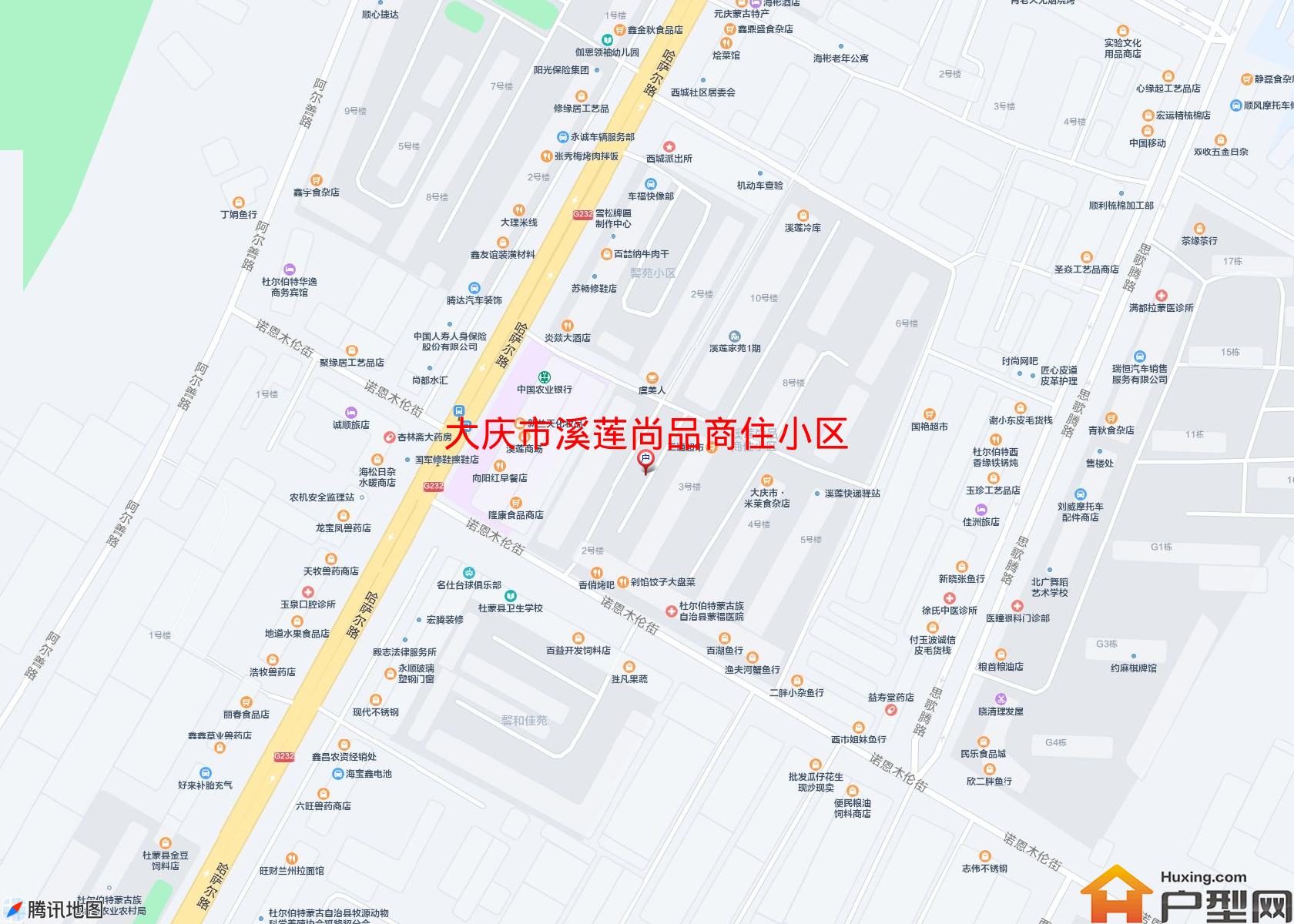 溪莲尚品商住小区小区 - 户型网
