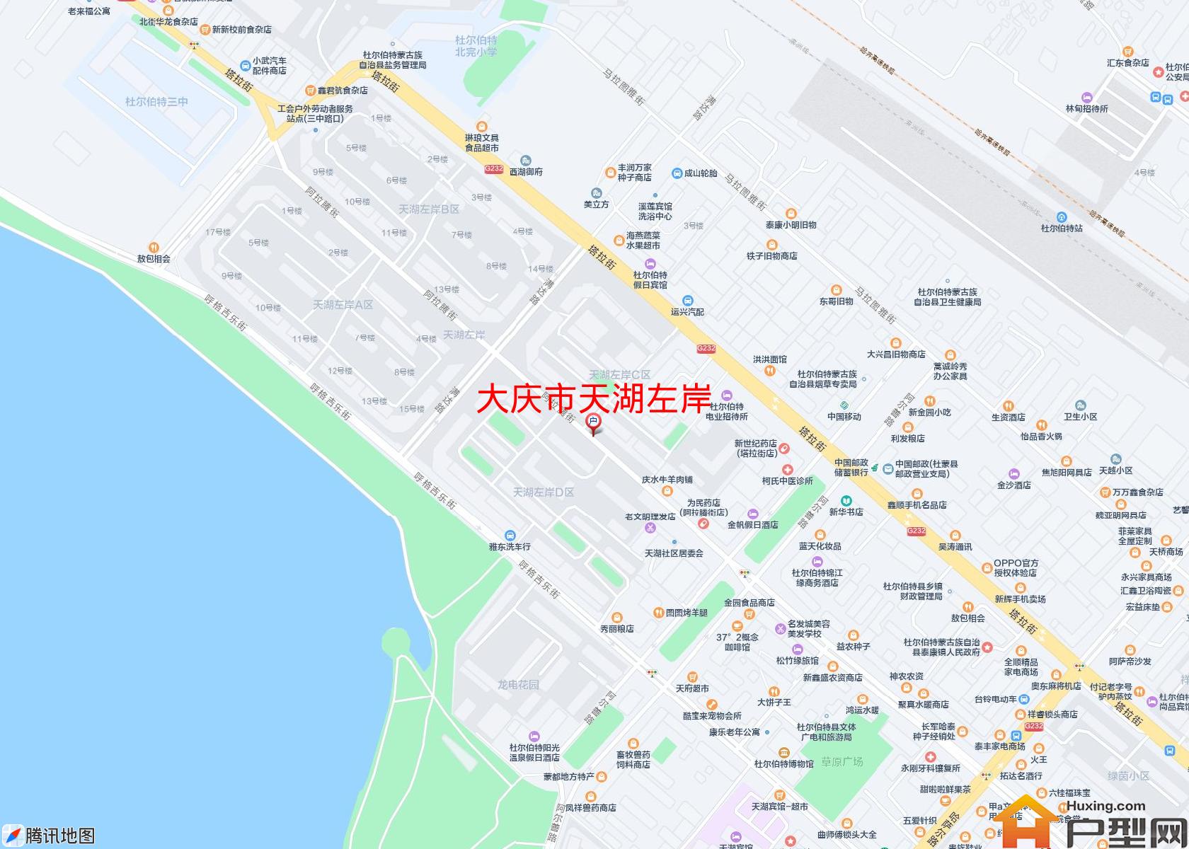 天湖左岸小区 - 户型网