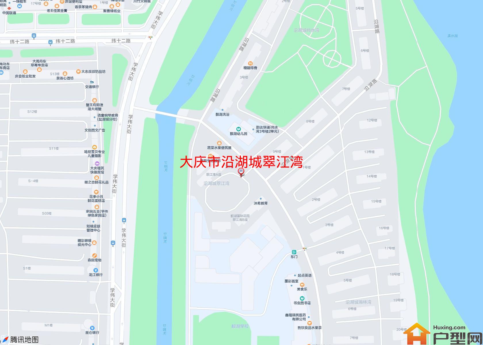 沿湖城翠江湾小区 - 户型网