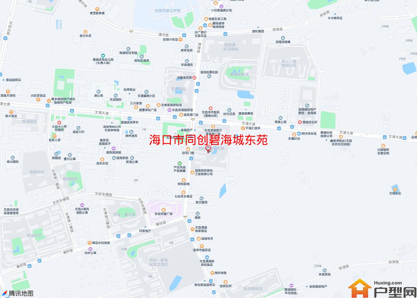 同创碧海城东苑小区 - 户型网
