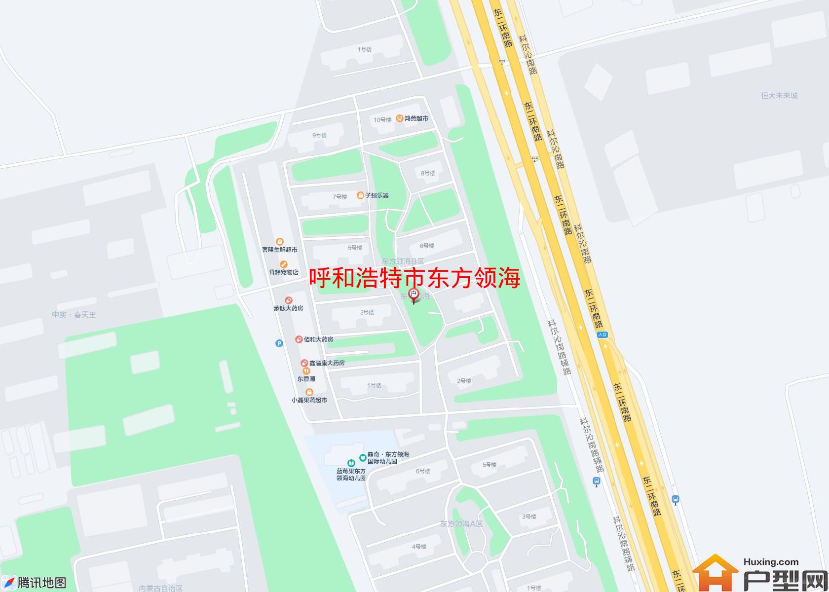东方领海小区 - 户型网