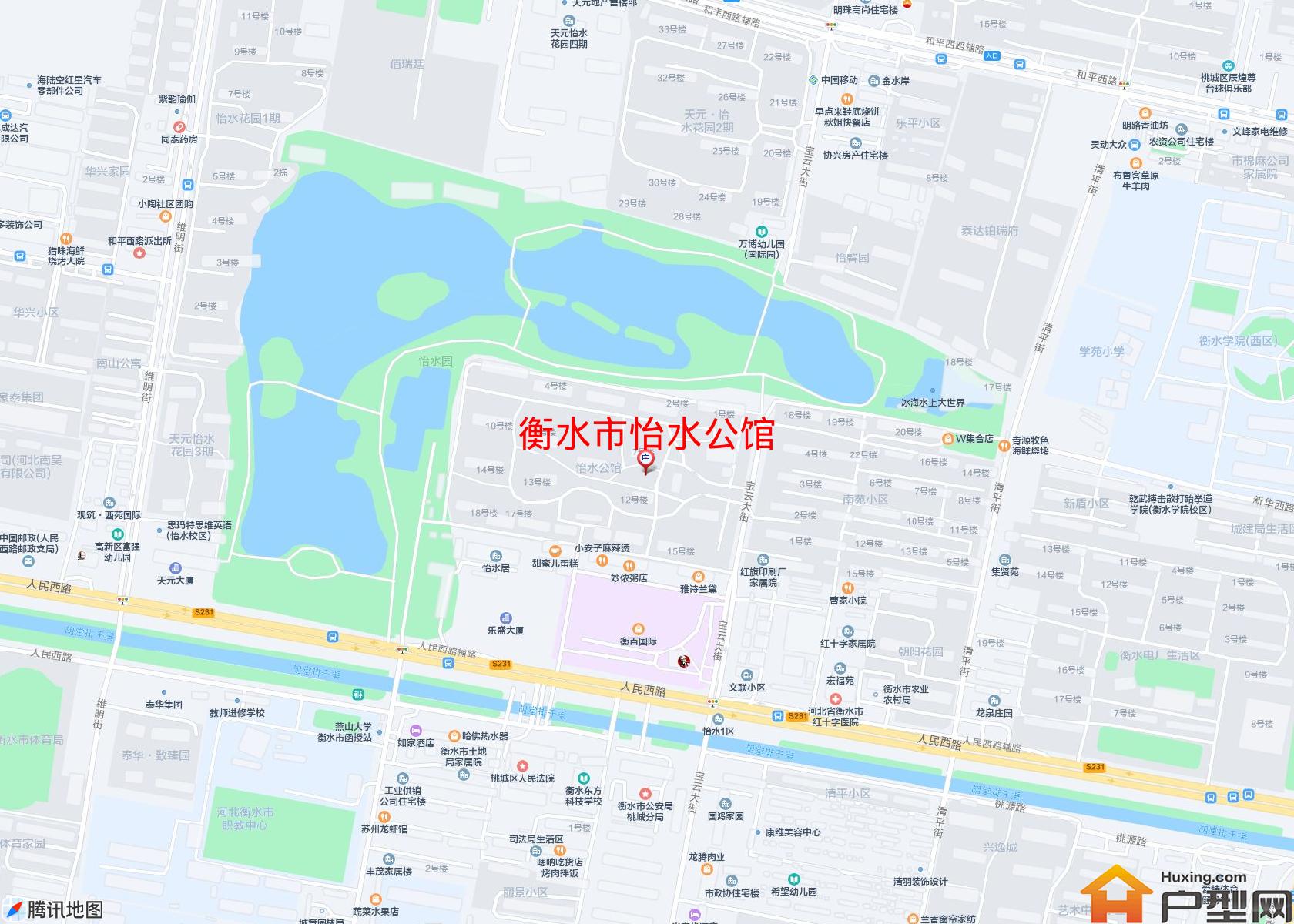 怡水公馆小区 - 户型网
