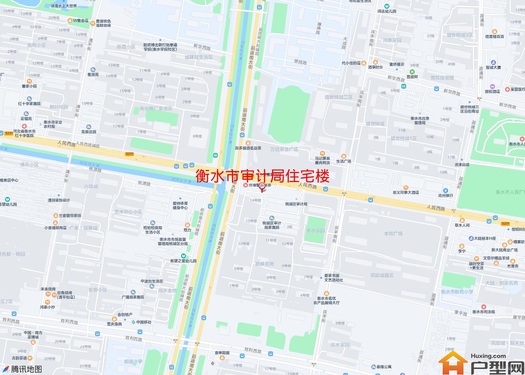 审计局住宅楼小区 - 户型网