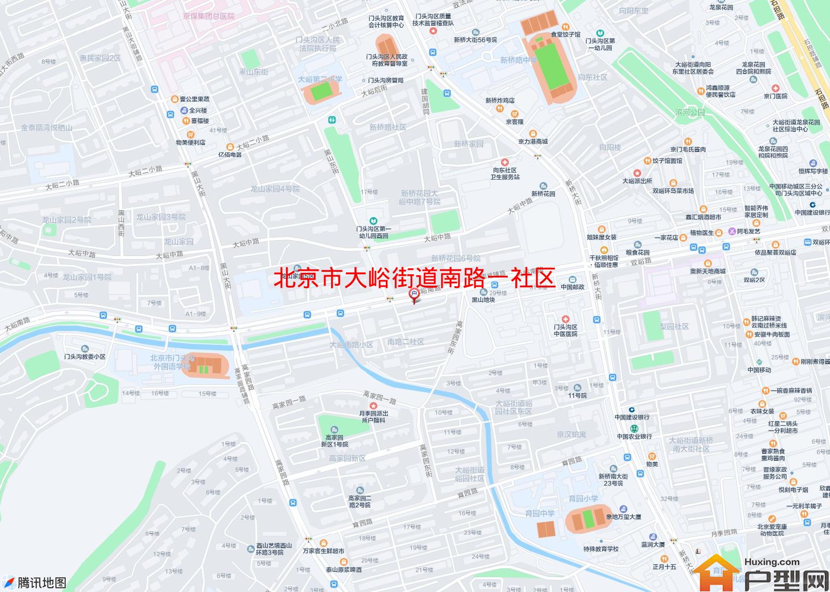 大峪街道南路一社区小区 - 户型网