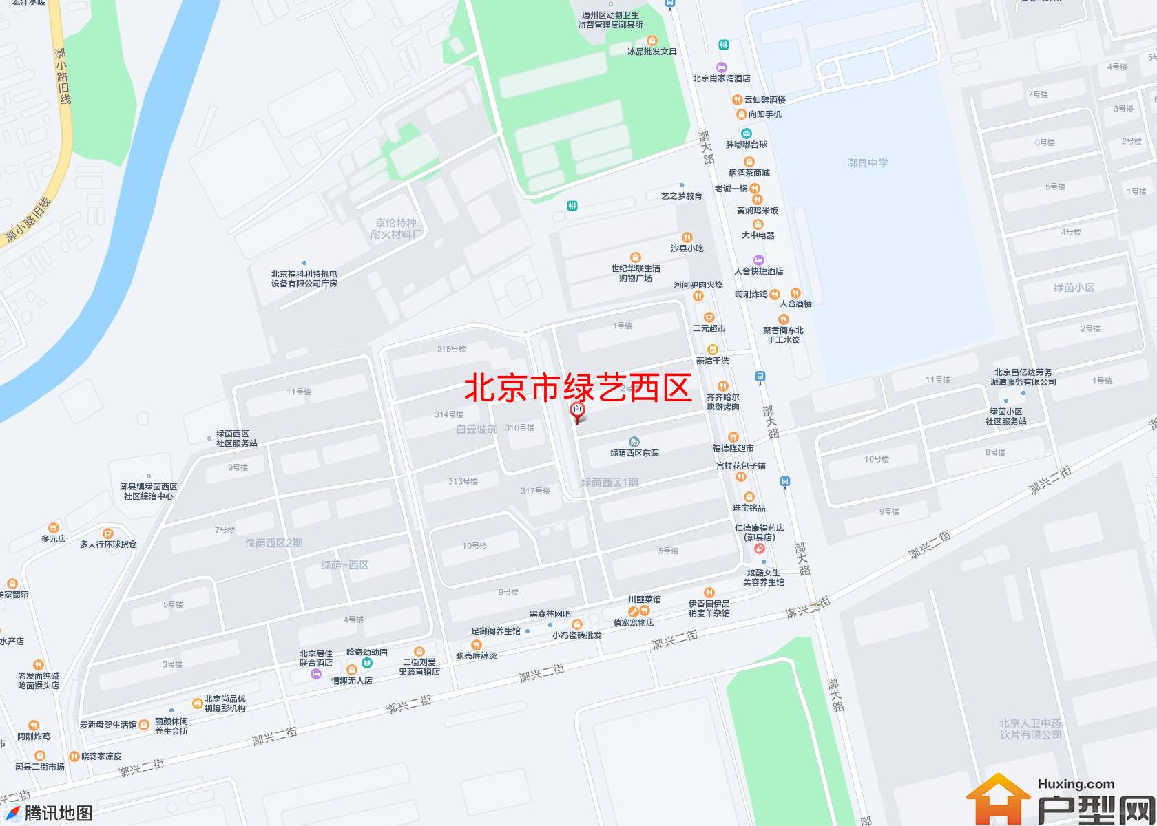绿艺西区小区 - 户型网