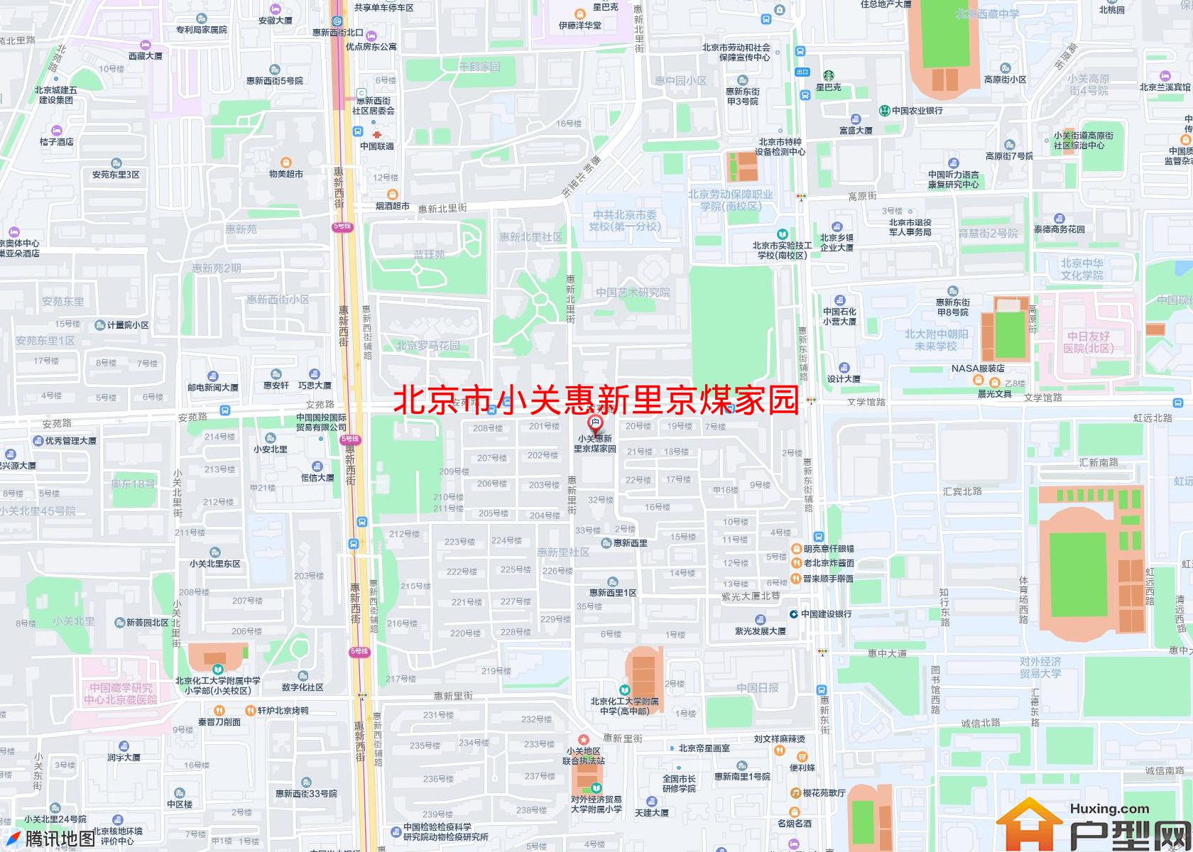 小关惠新里京煤家园小区 - 户型网