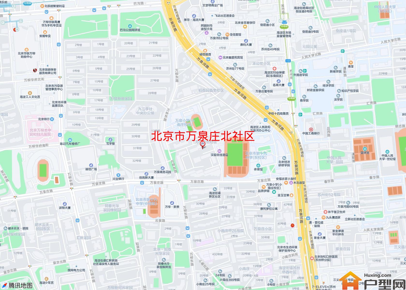 万泉庄北社区小区 - 户型网