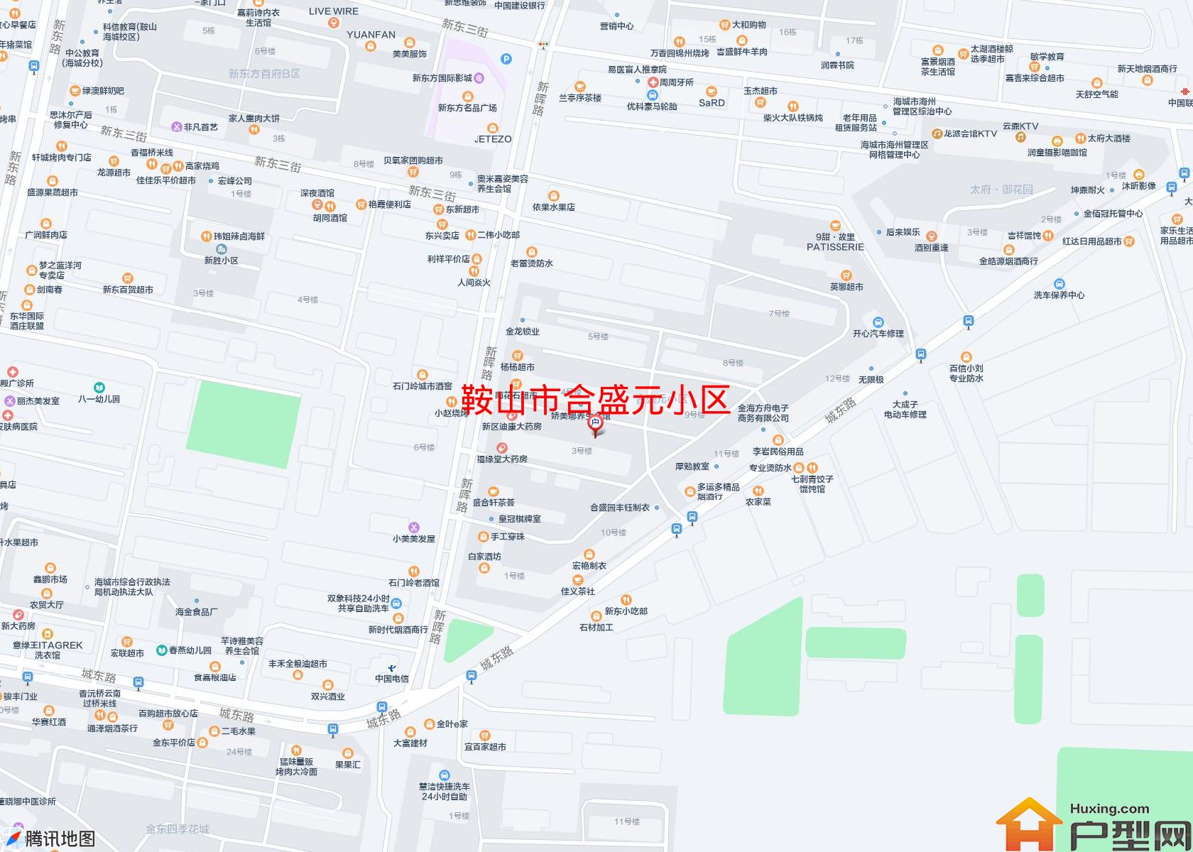 合盛元小区小区 - 户型网