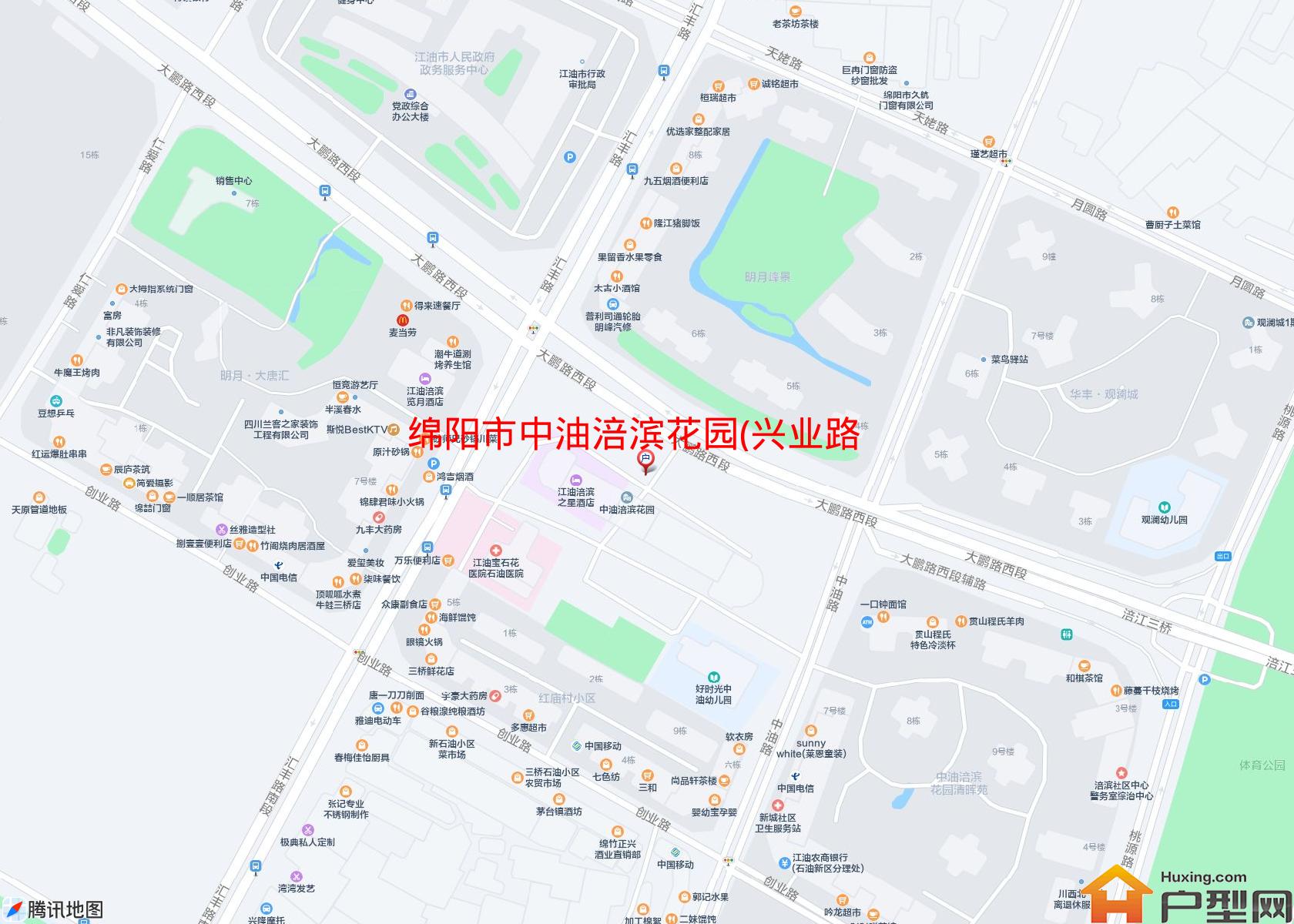中油涪滨花园(兴业路57号)小区 - 户型网
