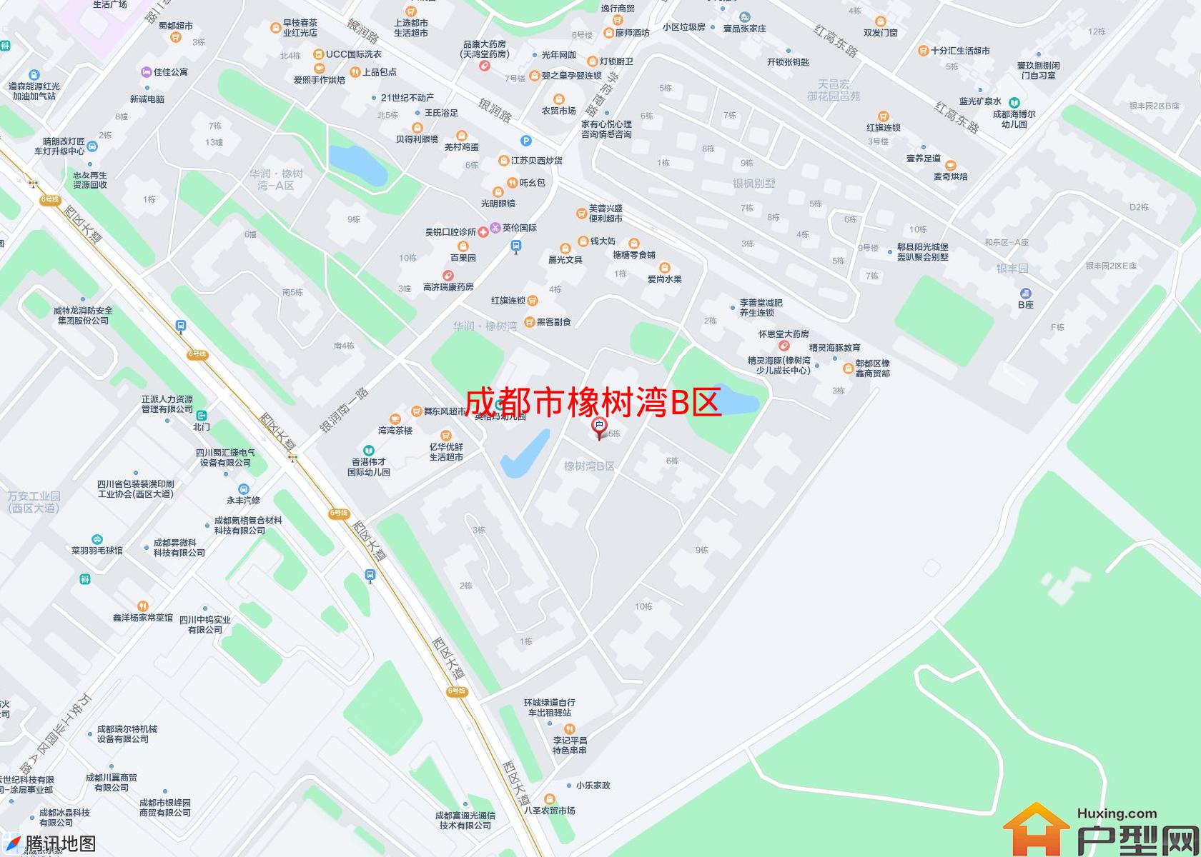 橡树湾B区小区 - 户型网