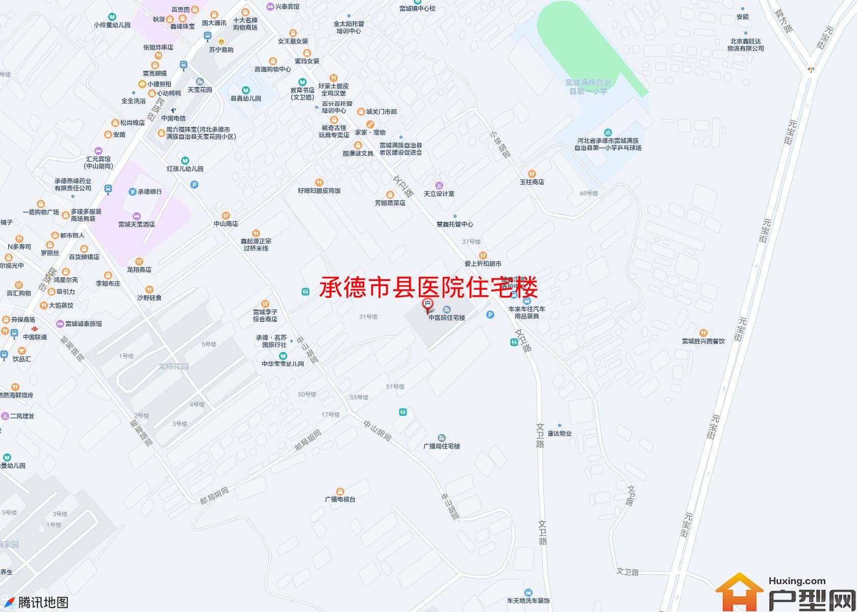 县医院住宅楼小区 - 户型网