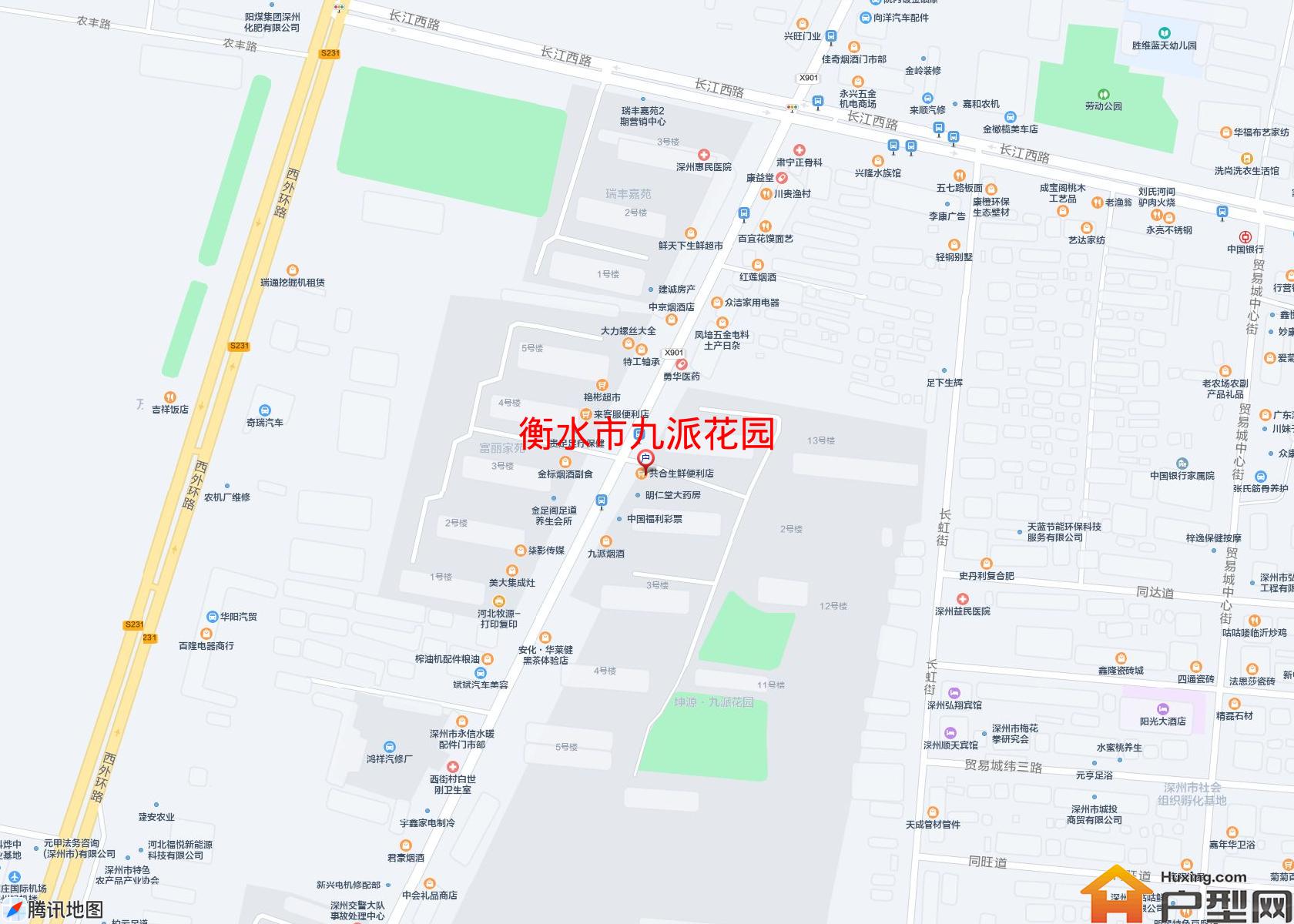 九派花园小区 - 户型网