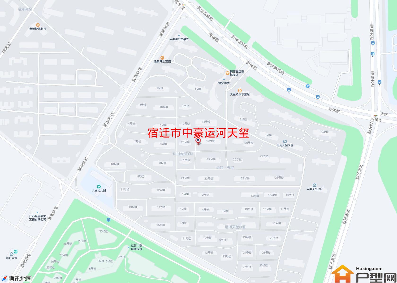 中豪运河天玺小区 - 户型网