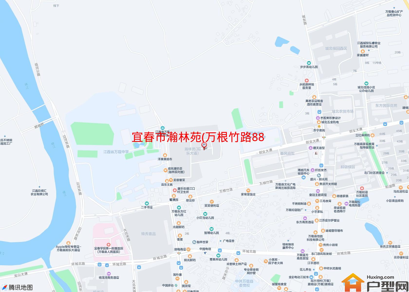 瀚林苑(万根竹路88号)小区 - 户型网
