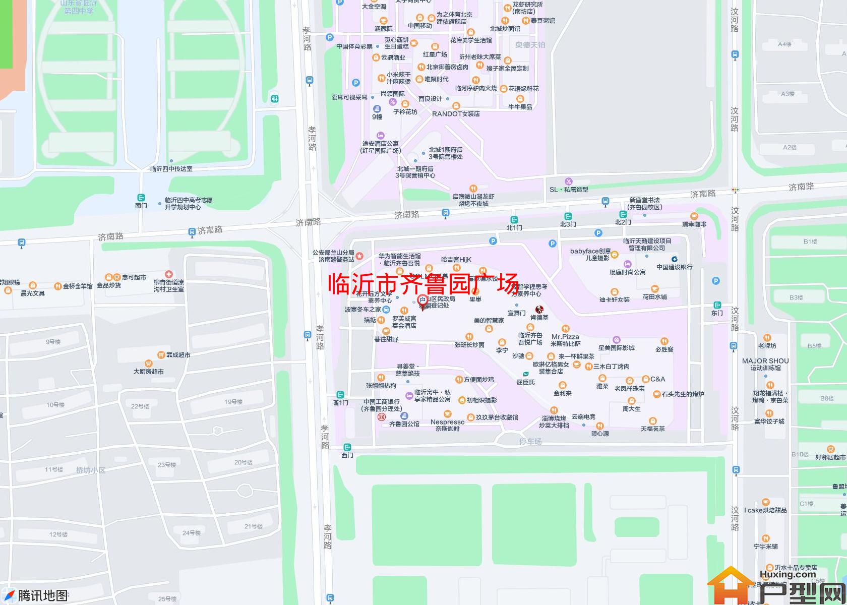 齐鲁园广场小区 - 户型网