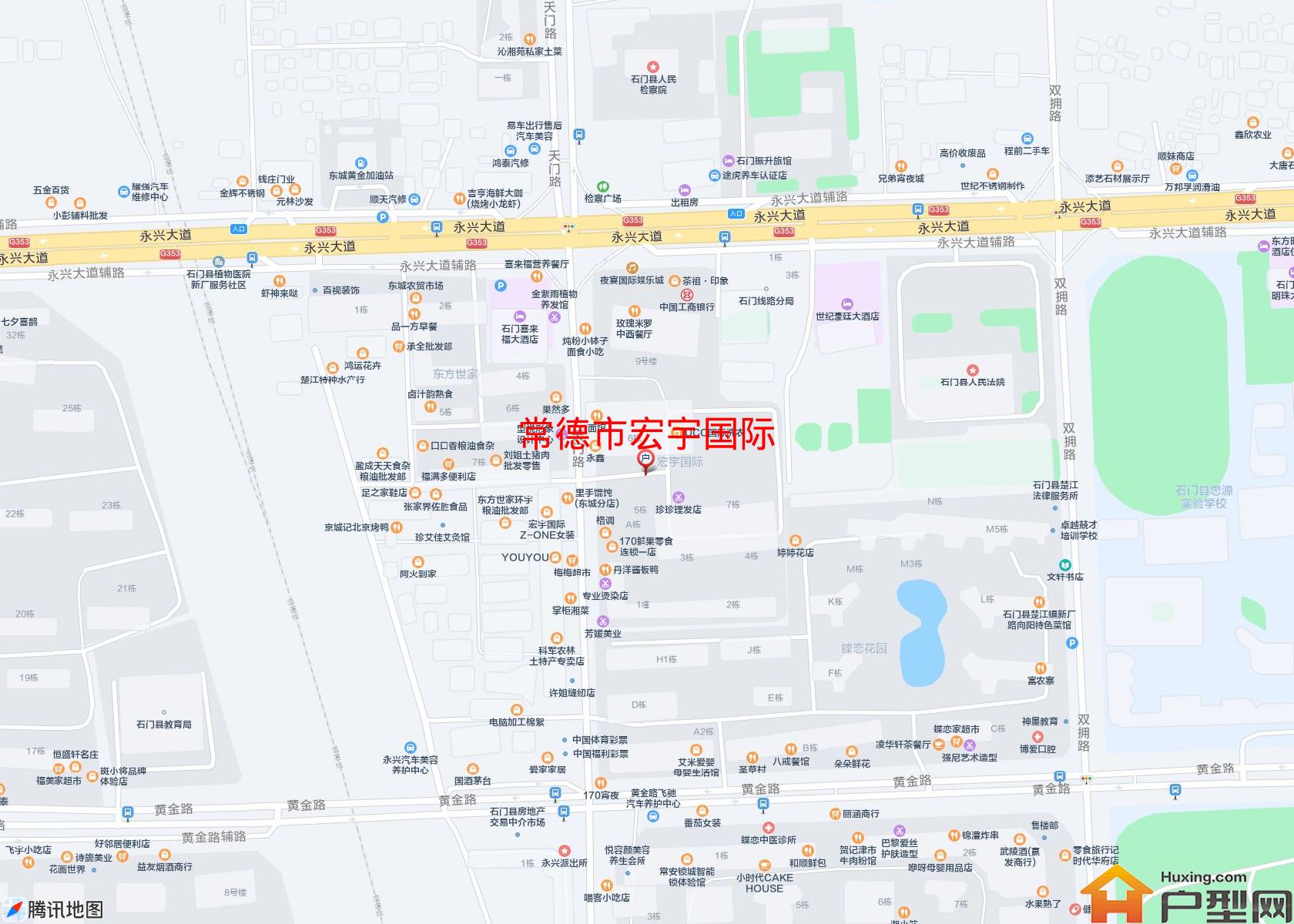 宏宇国际小区 - 户型网