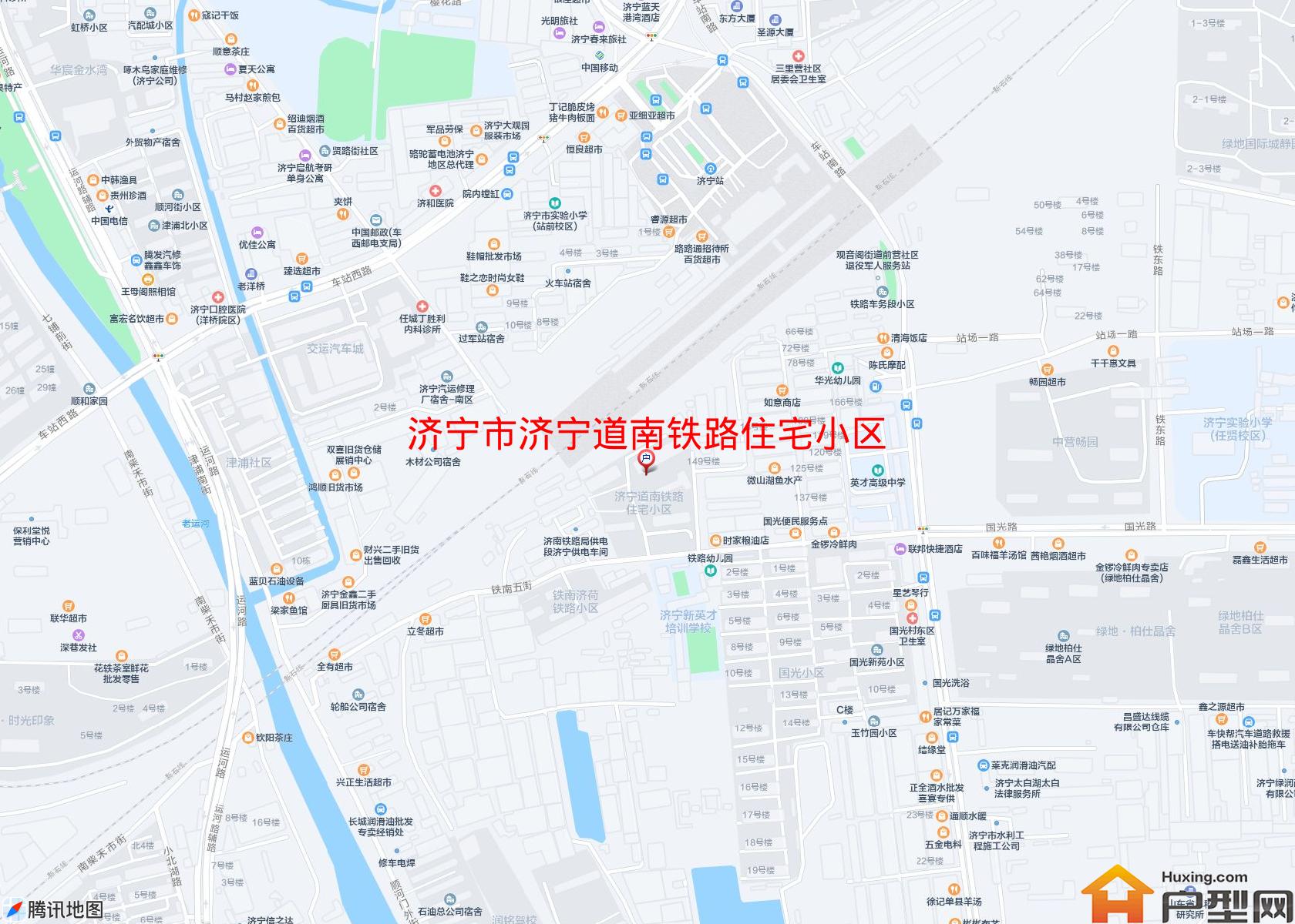 济宁道南铁路住宅小区小区 - 户型网