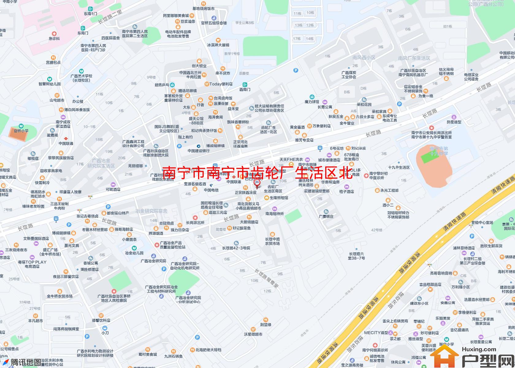南宁市齿轮厂生活区北区小区 - 户型网