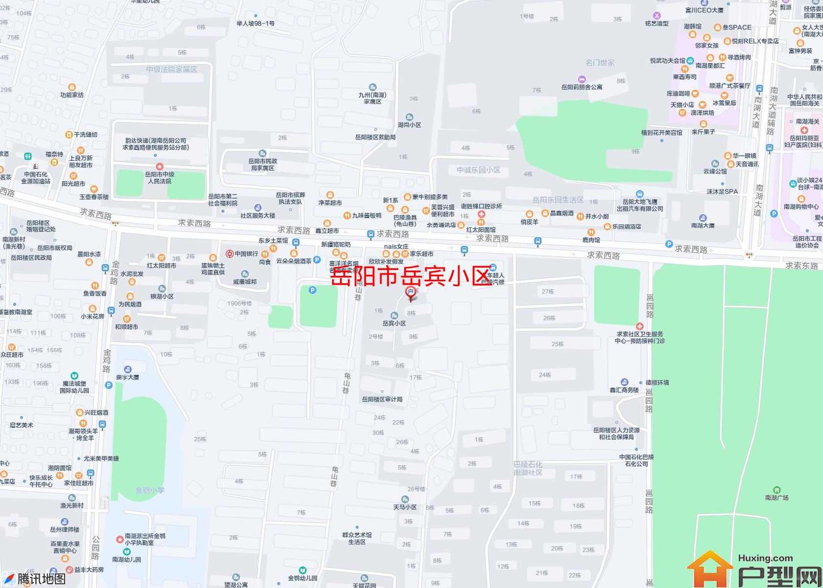 岳宾小区小区 - 户型网