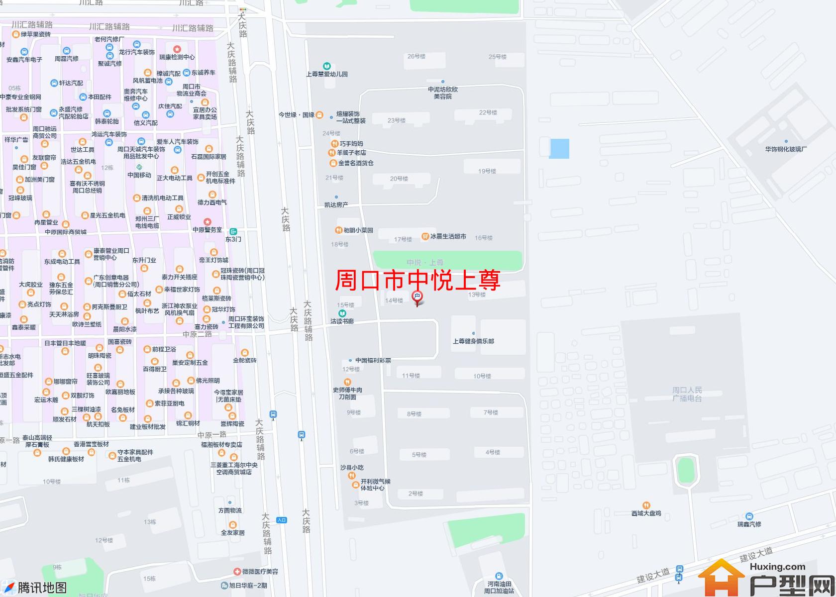 中悦上尊小区 - 户型网