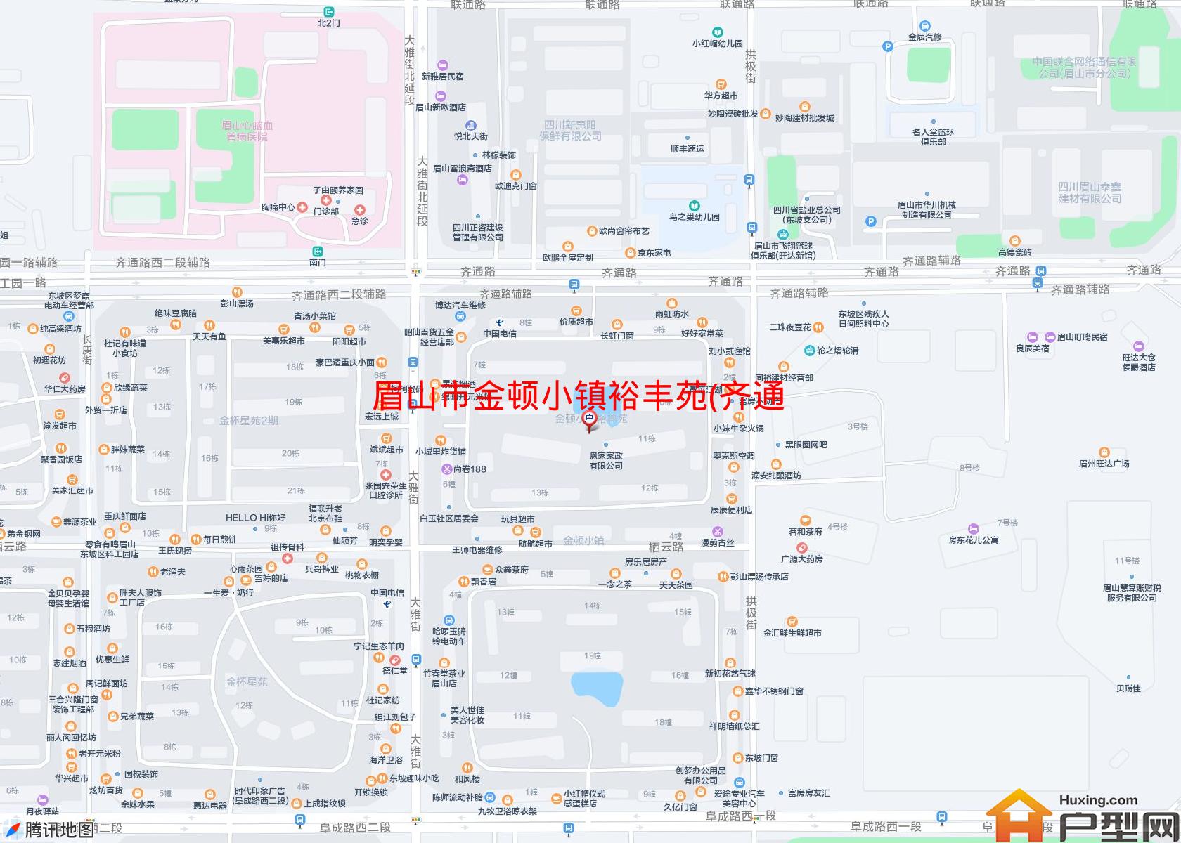 金顿小镇裕丰苑(齐通路西一段259号)小区 - 户型网