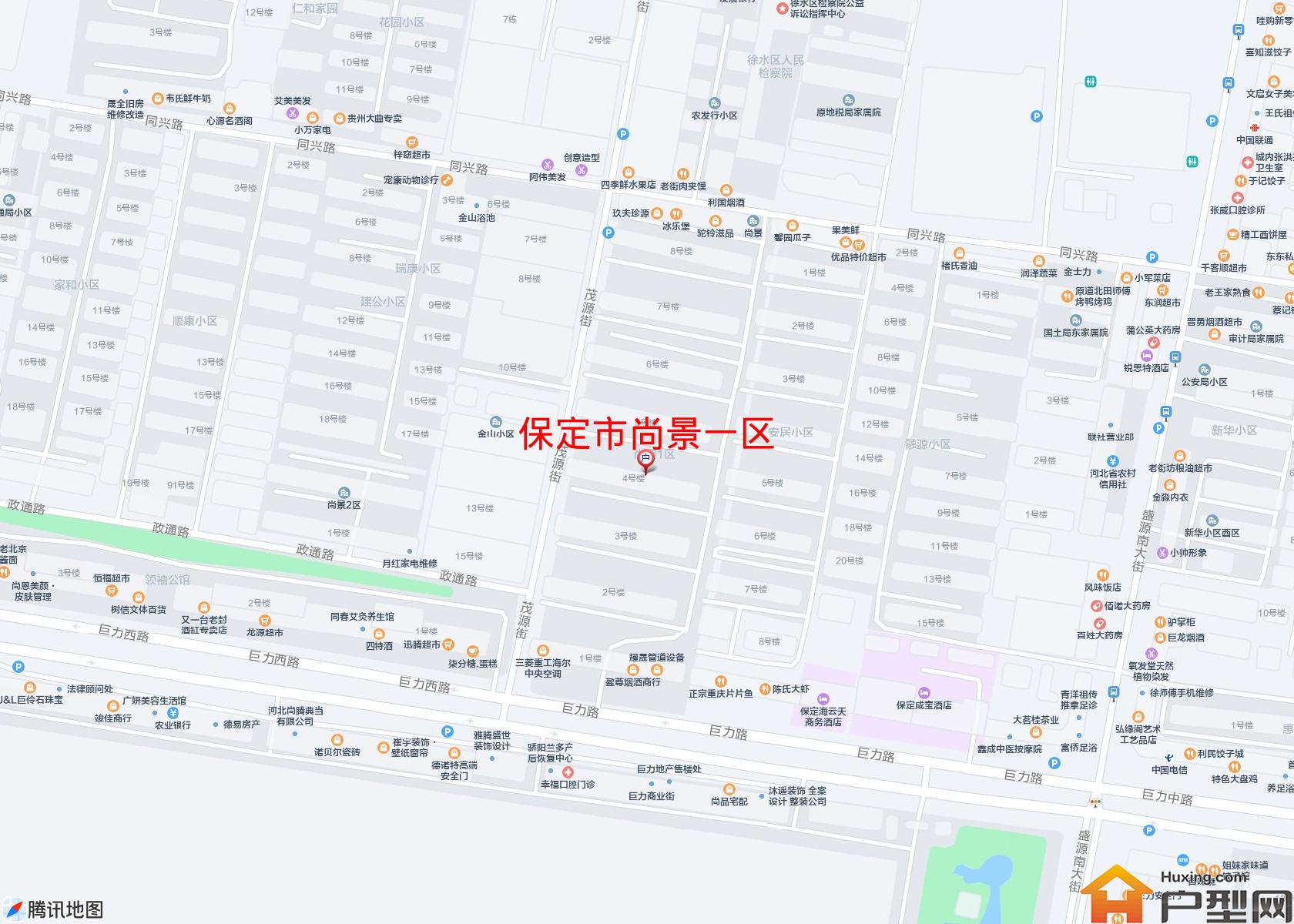 尚景一区小区 - 户型网