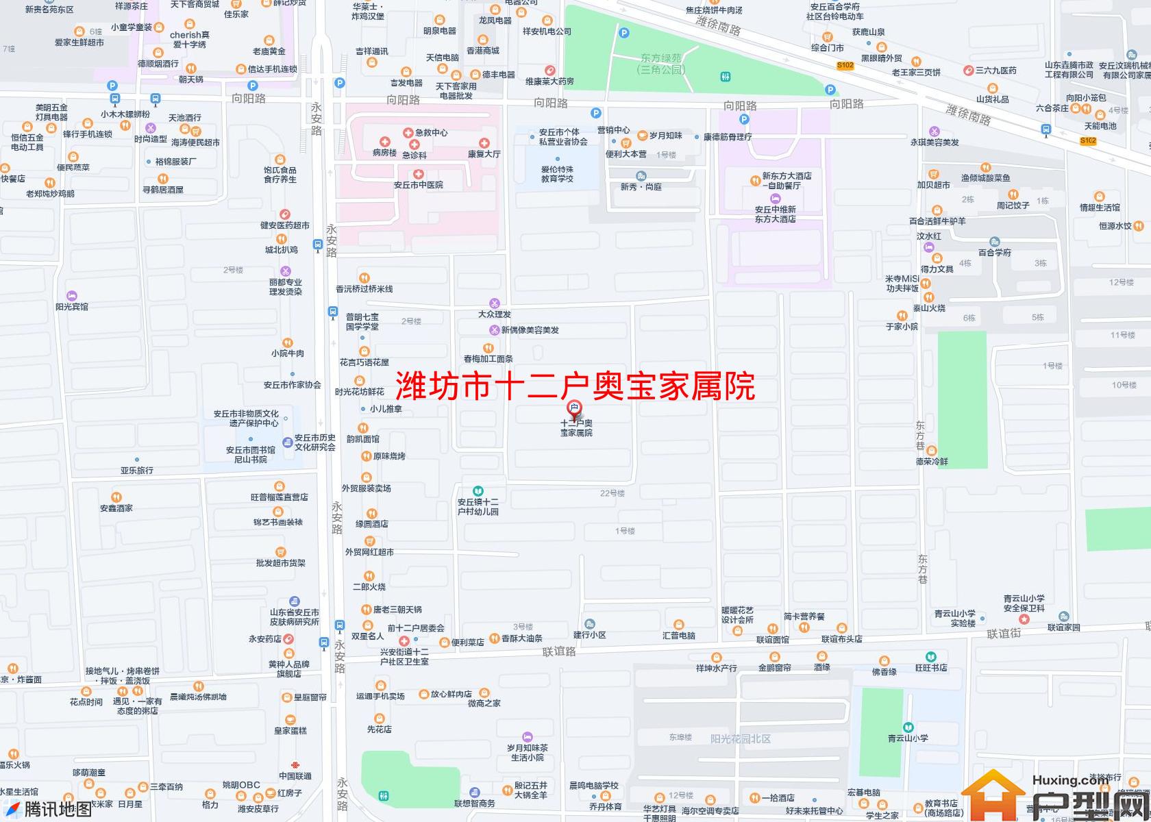 十二户奥宝家属院小区 - 户型网