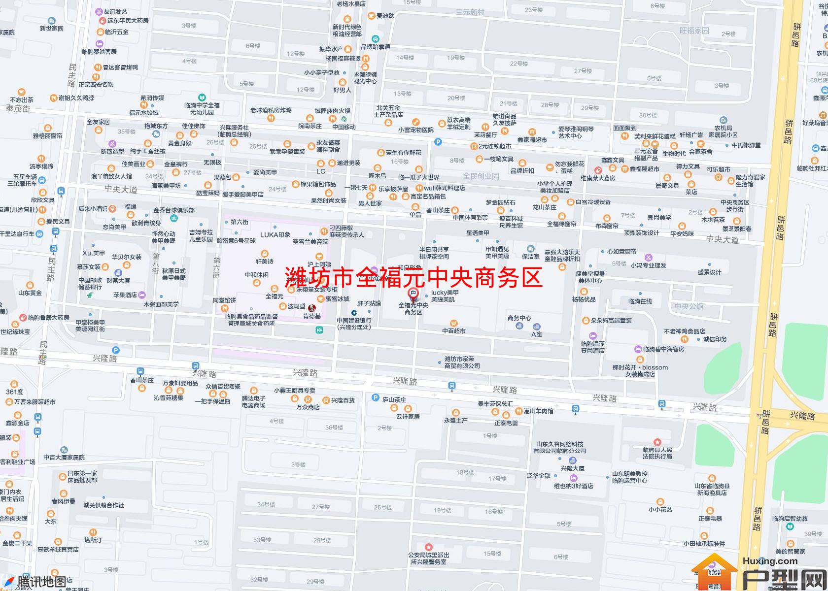 全福元中央商务区小区 - 户型网