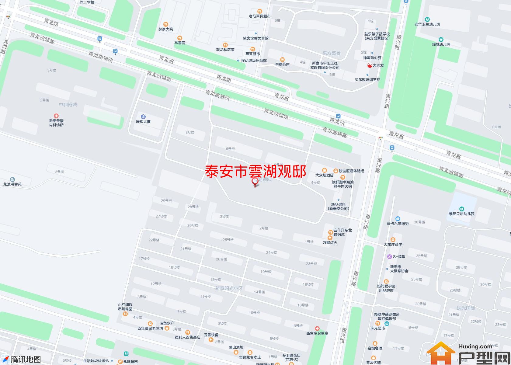 雲湖观邸小区 - 户型网