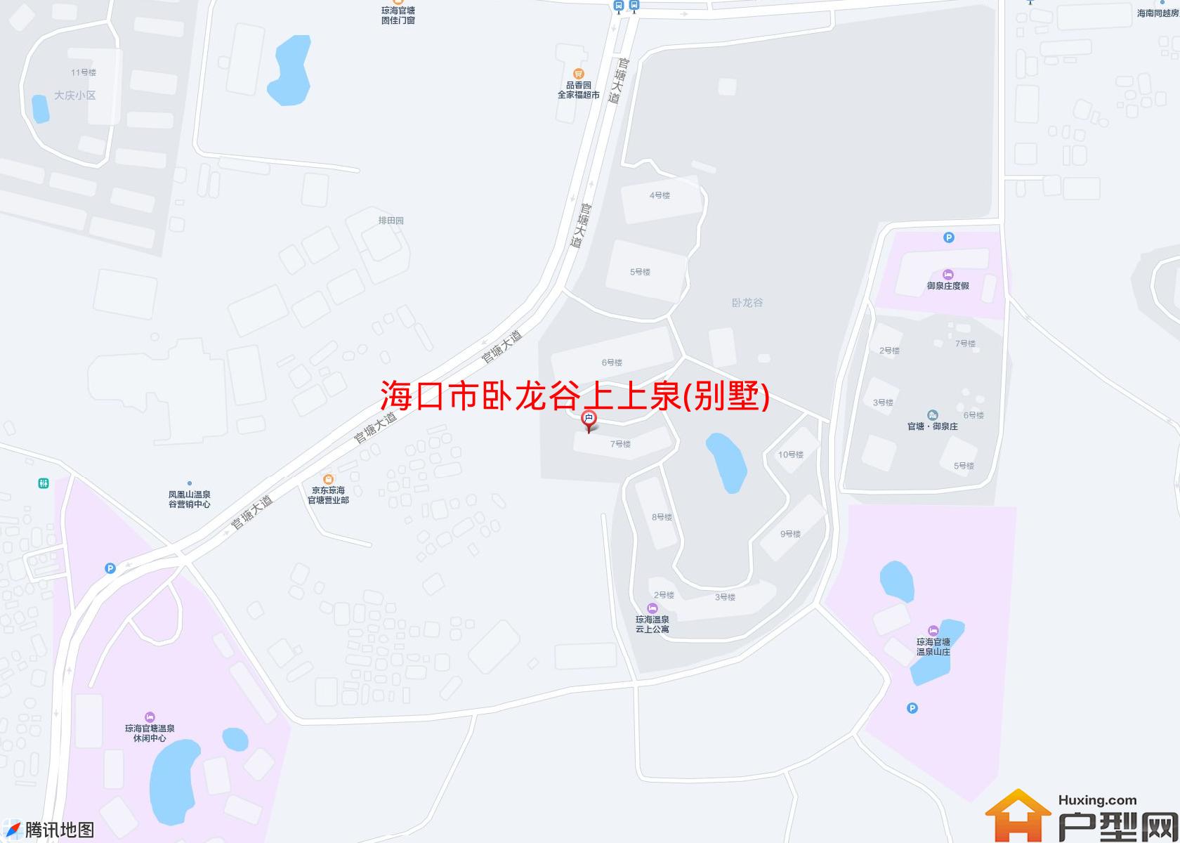 卧龙谷上上泉(别墅)小区 - 户型网