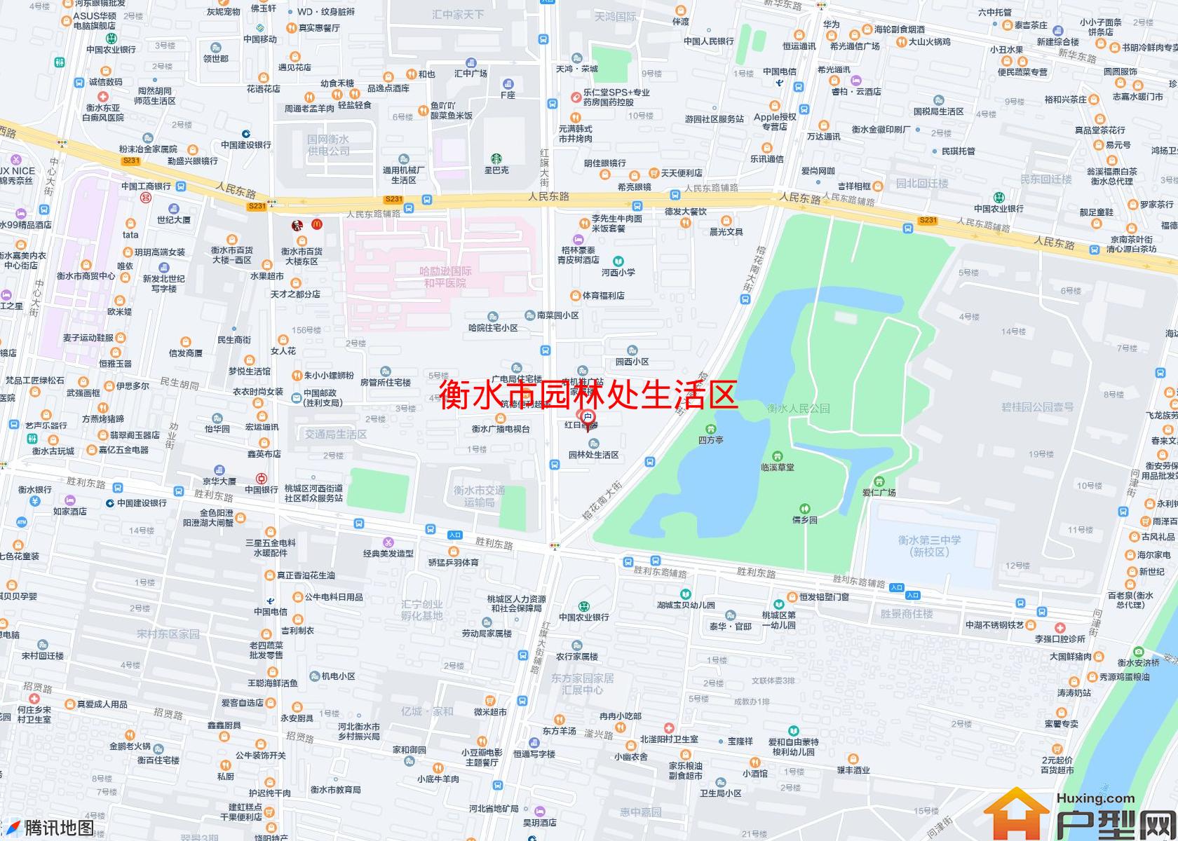园林处生活区小区 - 户型网