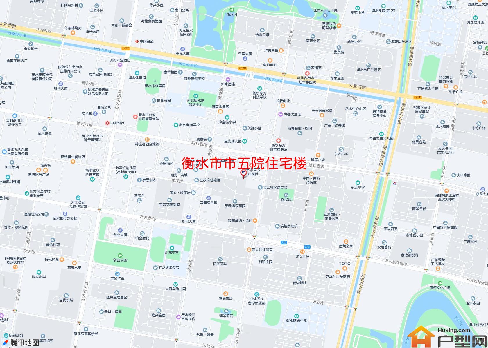 市五院住宅楼小区 - 户型网