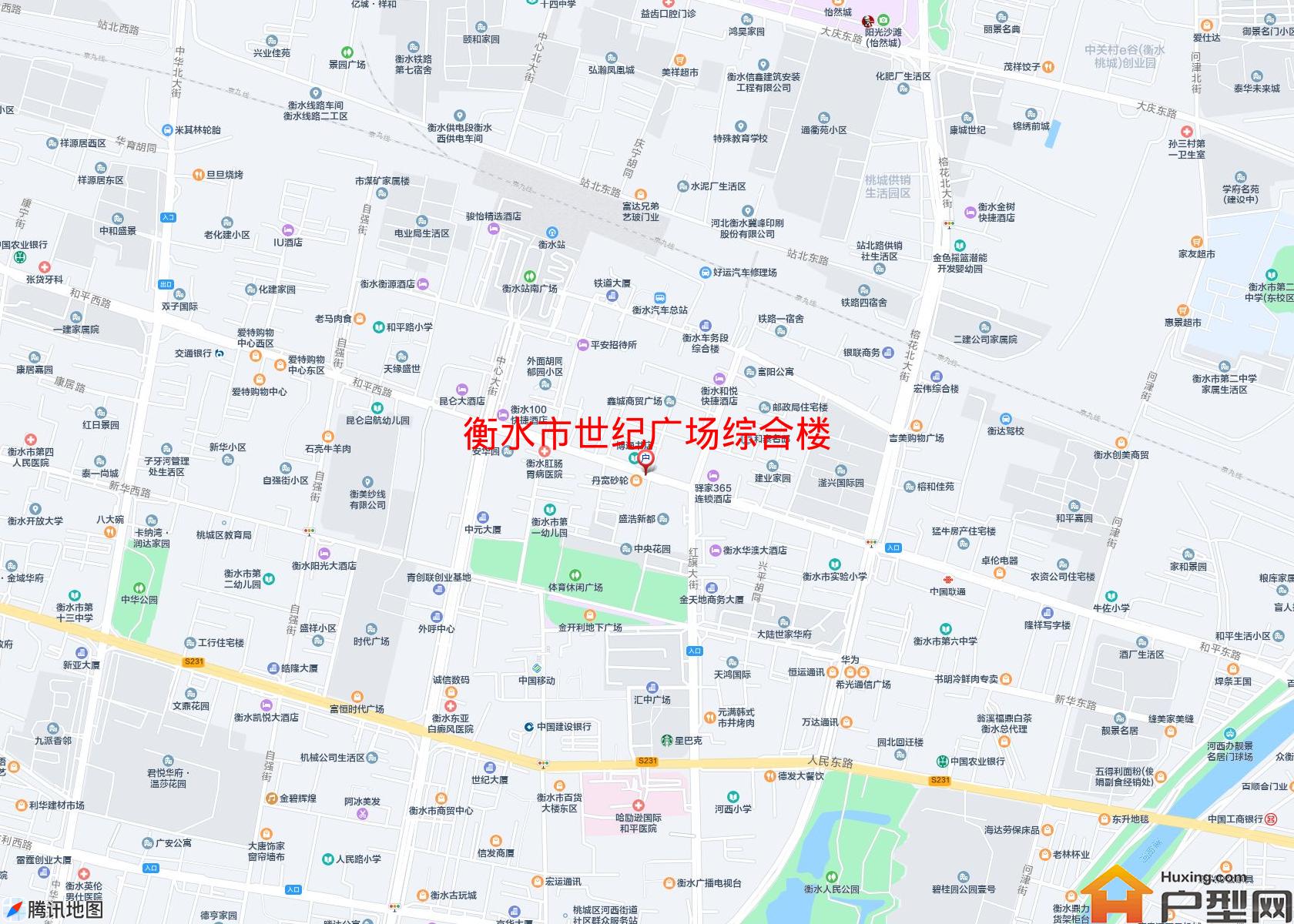 世纪广场综合楼小区 - 户型网