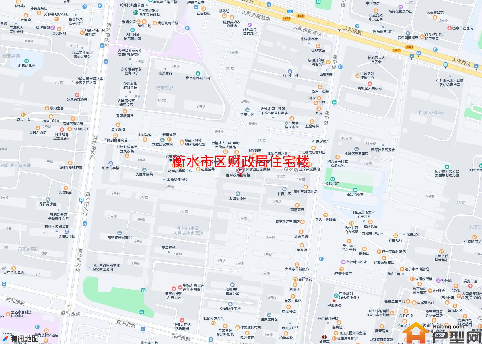 区财政局住宅楼小区 - 户型网