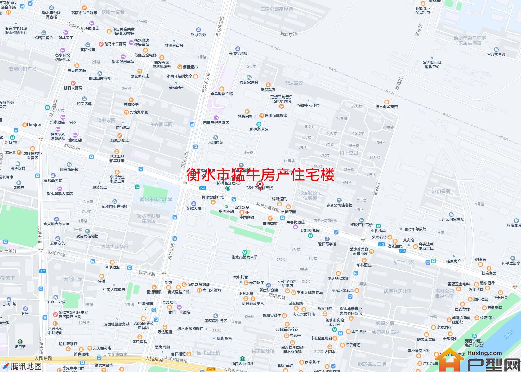 猛牛房产住宅楼小区 - 户型网