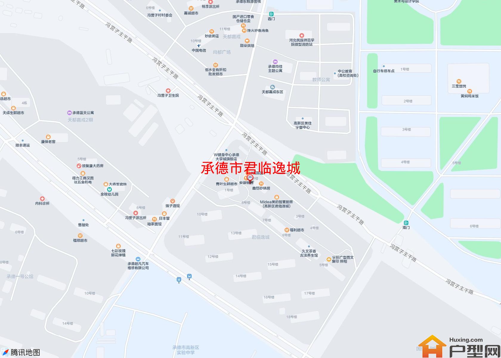 君临逸城小区 - 户型网