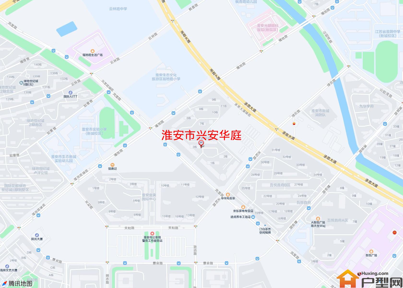 兴安华庭小区 - 户型网