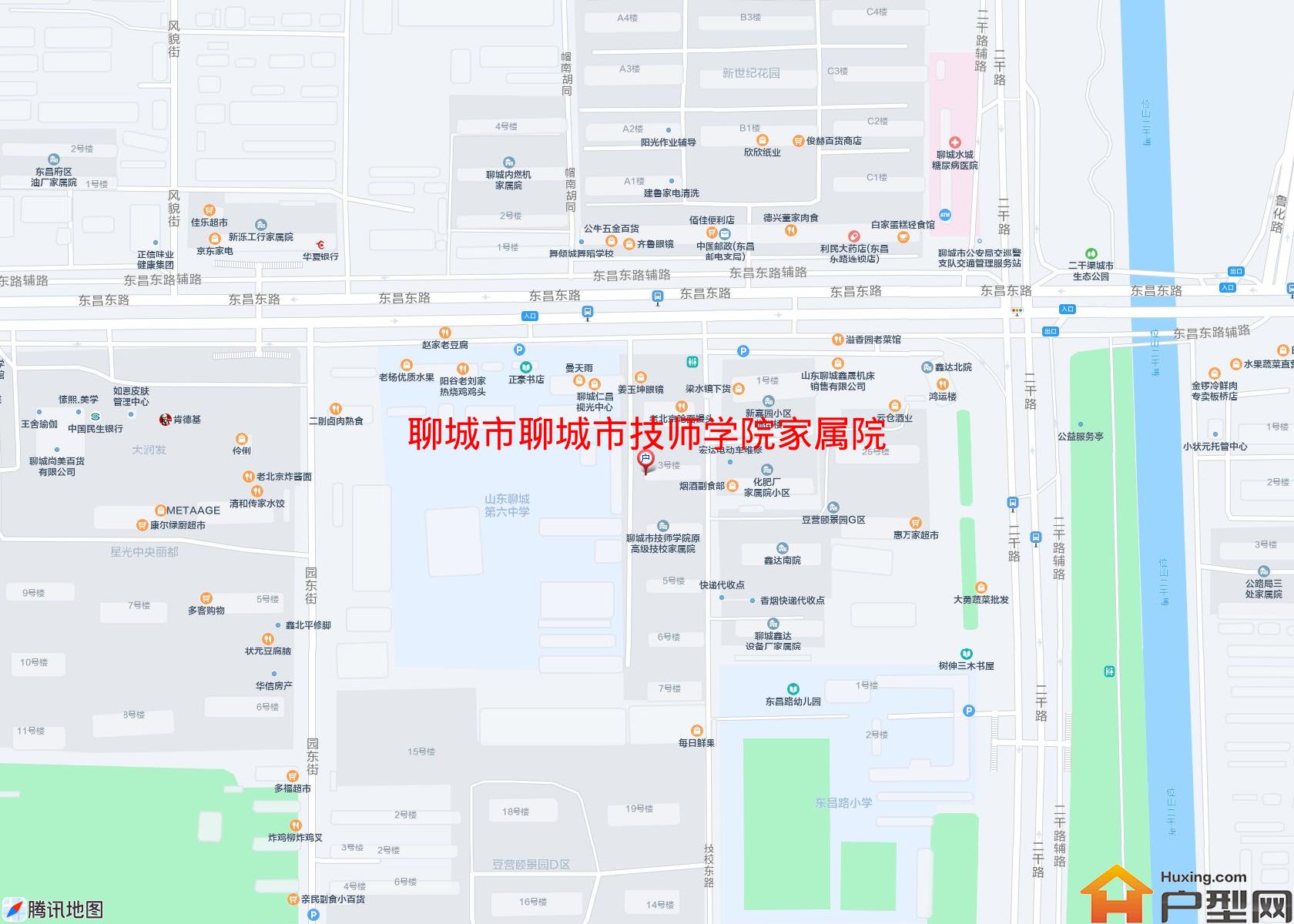 聊城市技师学院家属院小区 - 户型网
