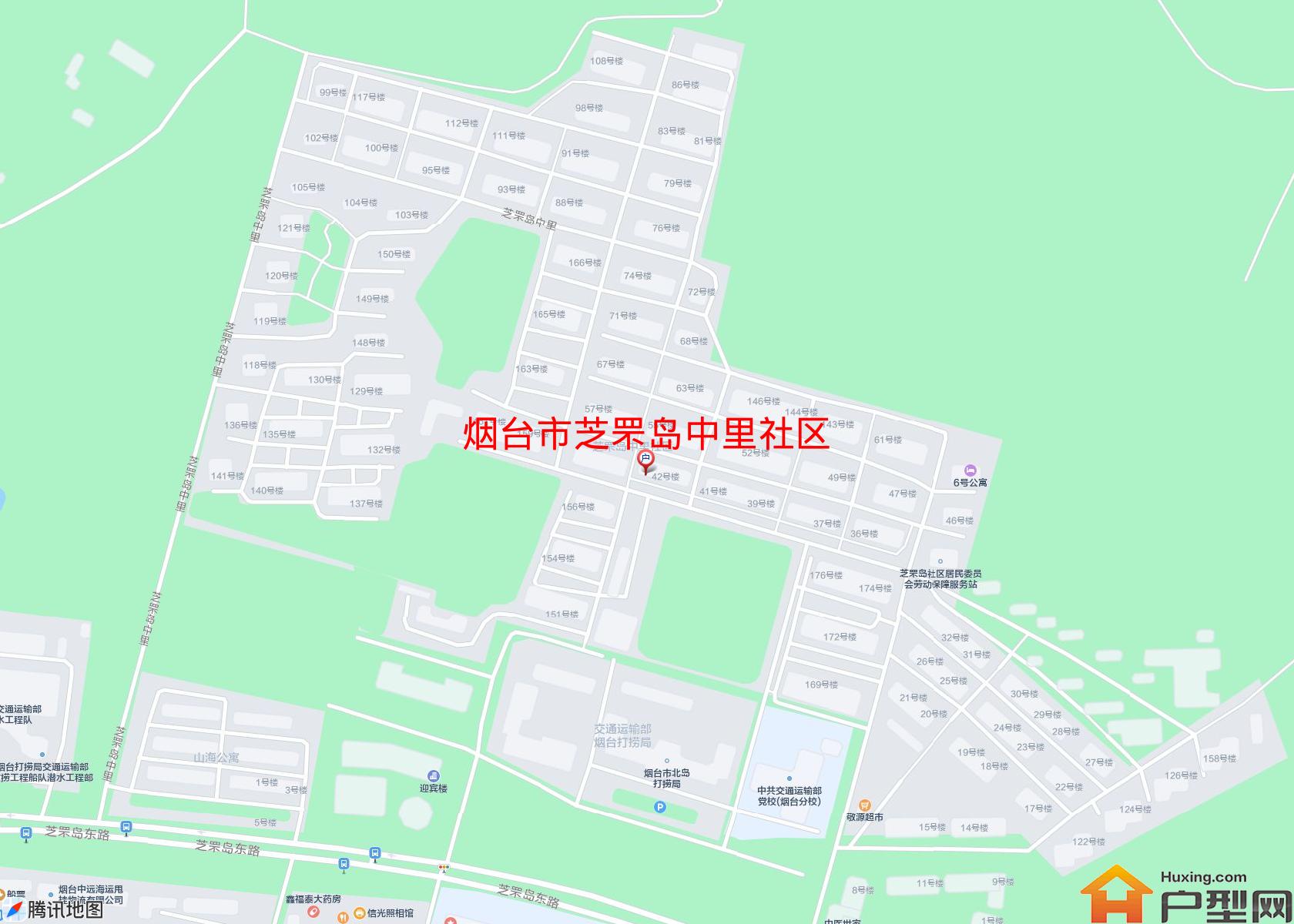 芝罘岛中里社区小区 - 户型网