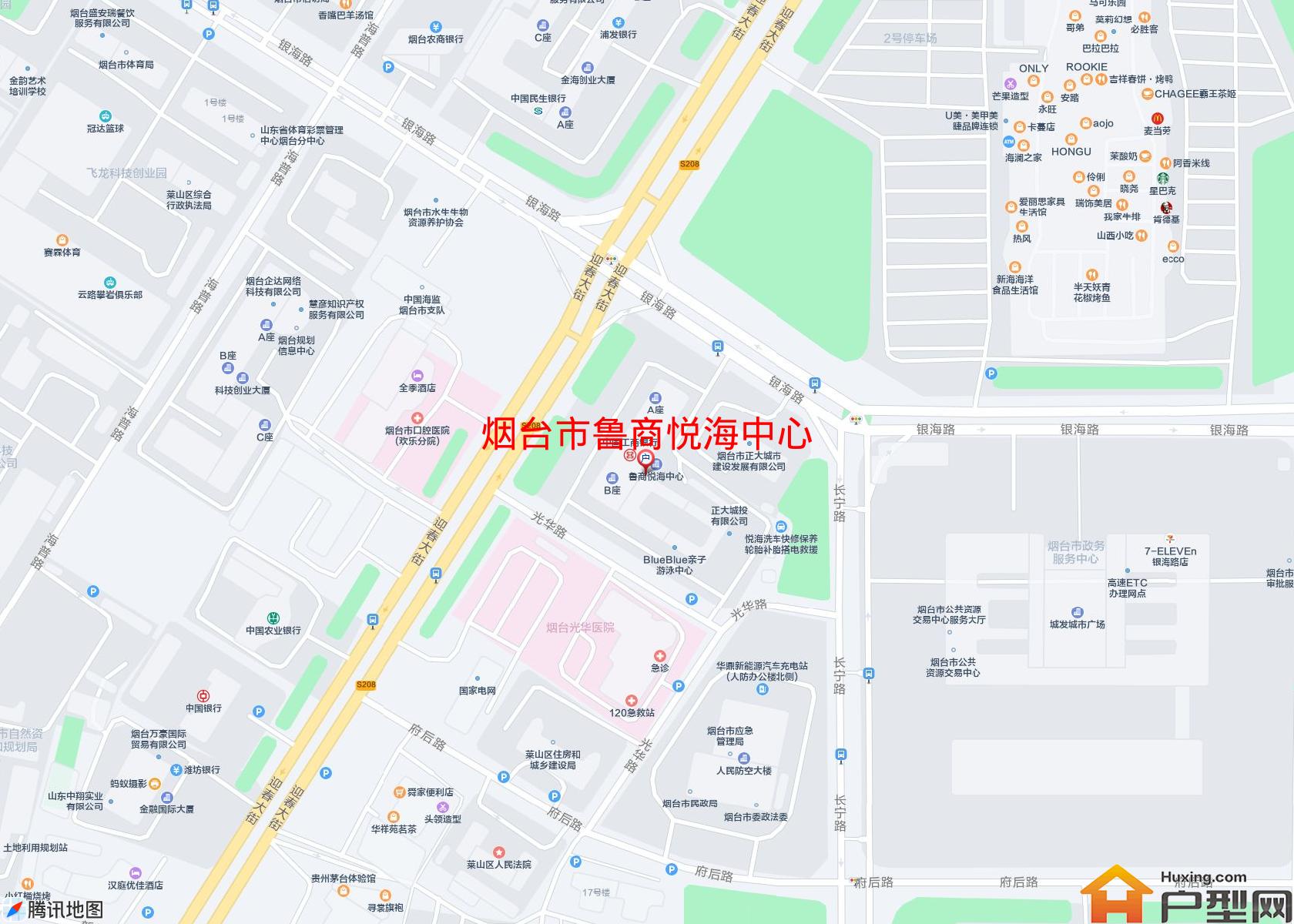 鲁商悦海中心小区 - 户型网