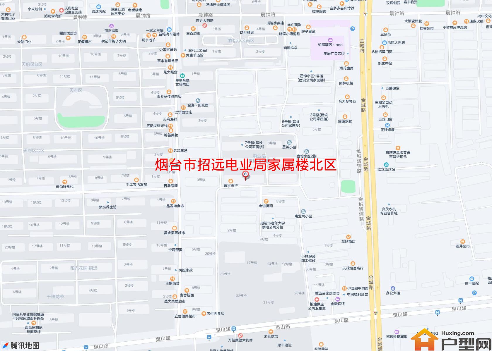 招远电业局家属楼北区小区 - 户型网